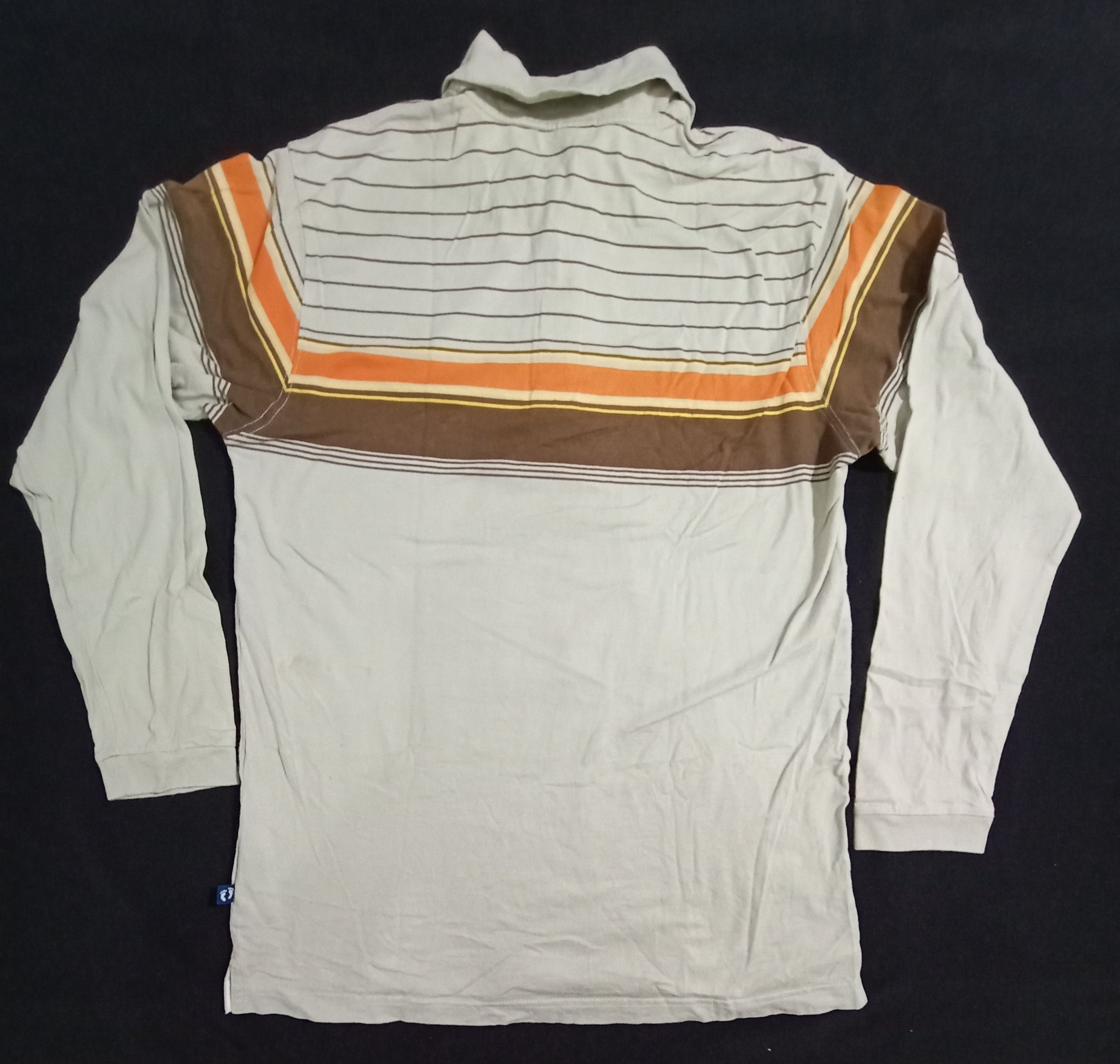 Hang Ten Hang Ten Brand Long Sleeve Polo Shirt Embroidery Logo & Tag Size US M / EU 48-50 / 2 - 2 Thumbnail