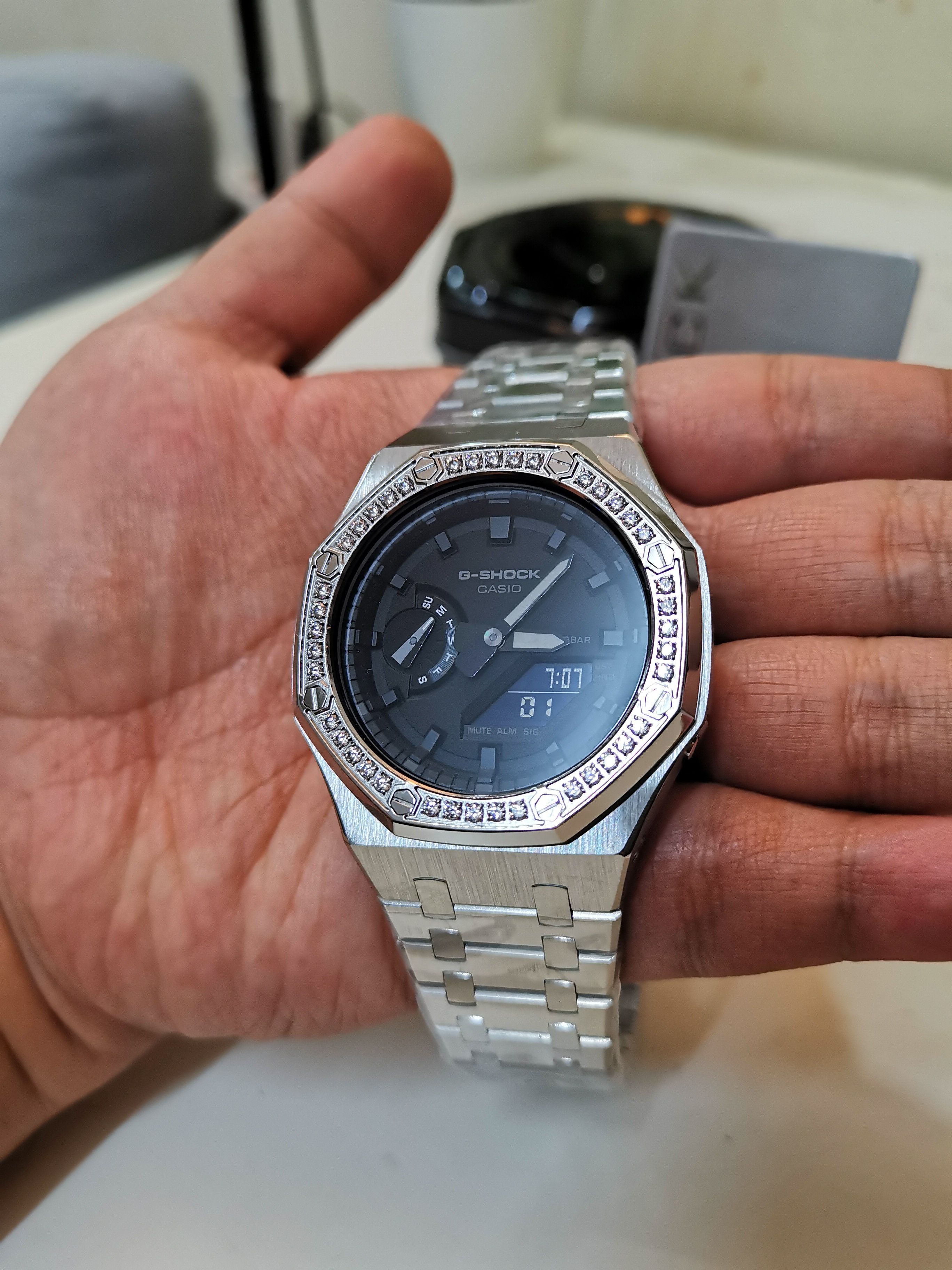 G Shock 💥QUICK SALES💥G-Shock Casioak GA-2100 (Silver) Size ONE SIZE - 12 Thumbnail