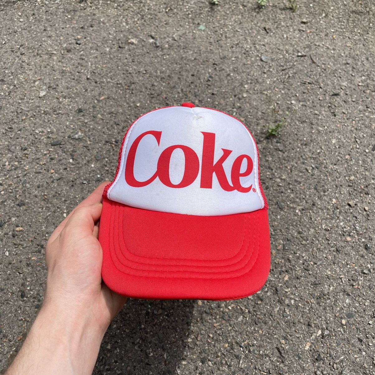 Vintage 80s Cap Hat Coco Coke TrUcker OS
