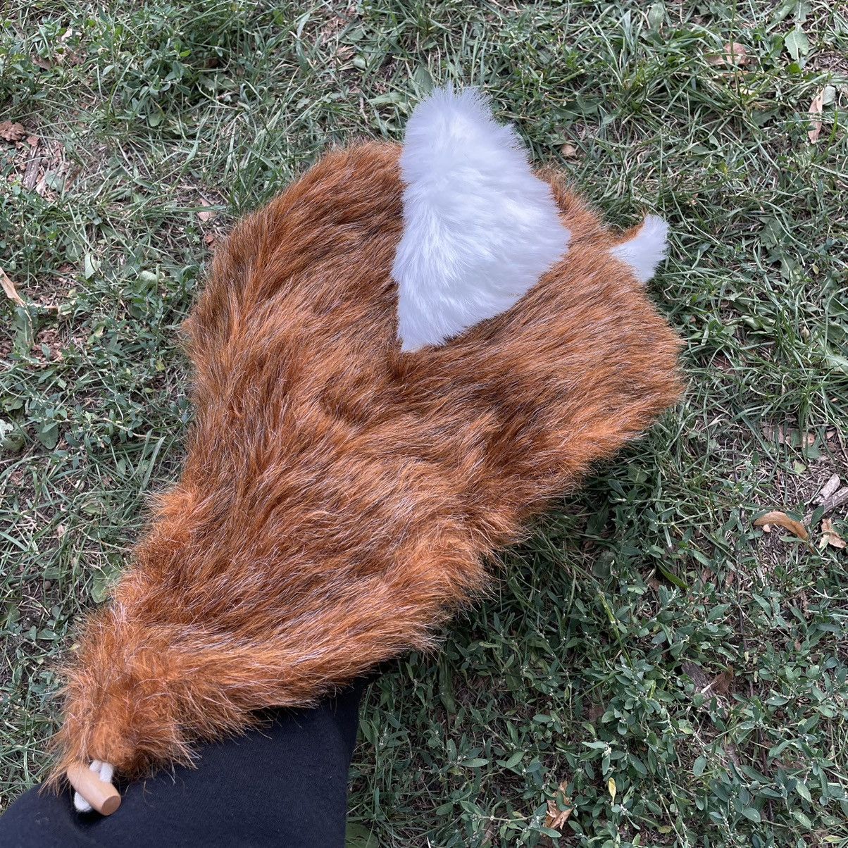 Vintage Vintage 90s Fox Mohair Beanie Brown Streetwear Grunge OS Size ONE SIZE - 5 Thumbnail