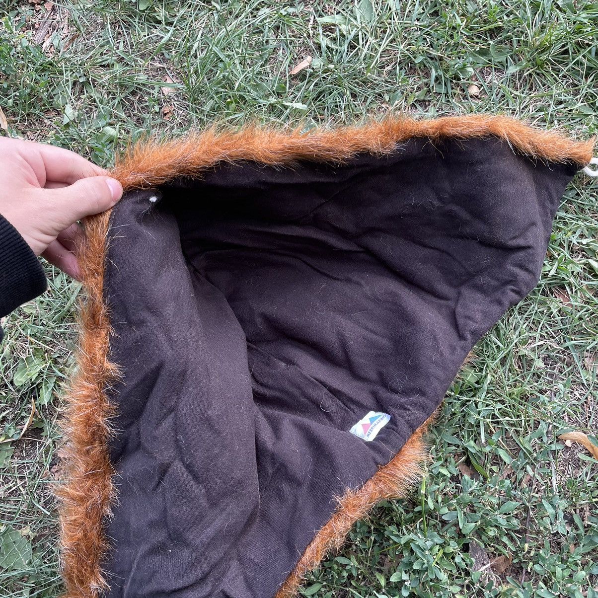 Vintage Vintage 90s Fox Mohair Beanie Brown Streetwear Grunge OS Size ONE SIZE - 6 Thumbnail