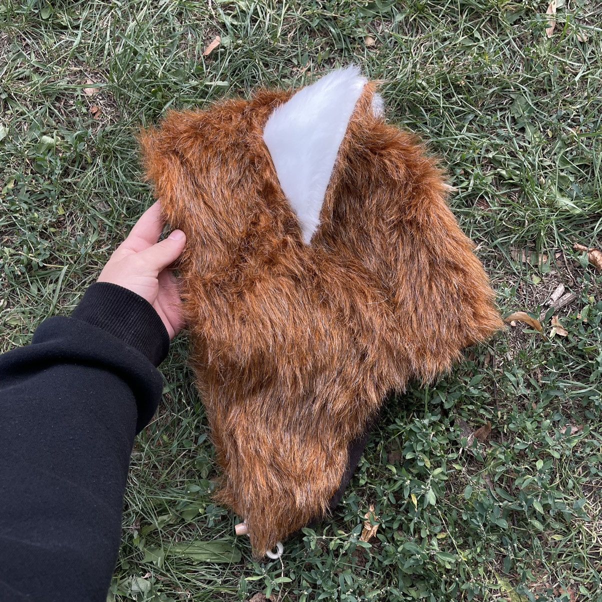 Vintage 90s Alt FOX Beanie Mohair Streetwear American VTg