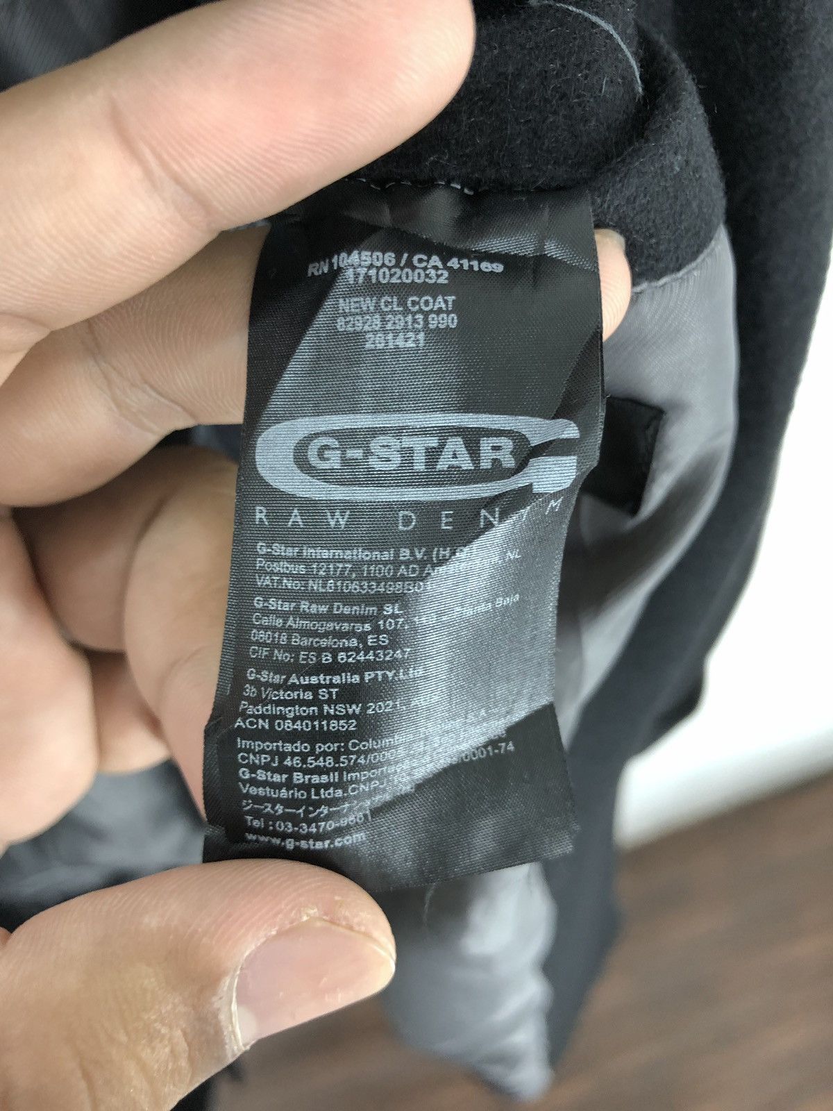 G-Star G Star RAW Wool Long Coat Jacket Size US XXL / EU 58 / 5 - 13 Thumbnail