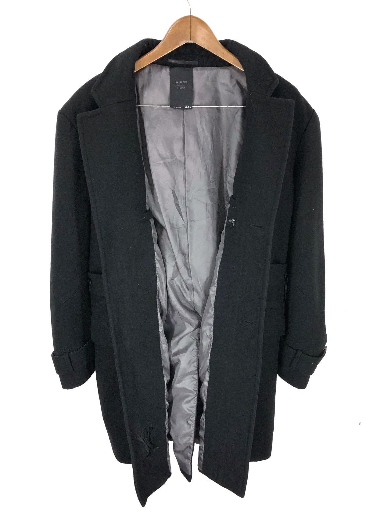 G-Star G Star RAW Wool Long Coat Jacket Size US XXL / EU 58 / 5 - 10 Thumbnail