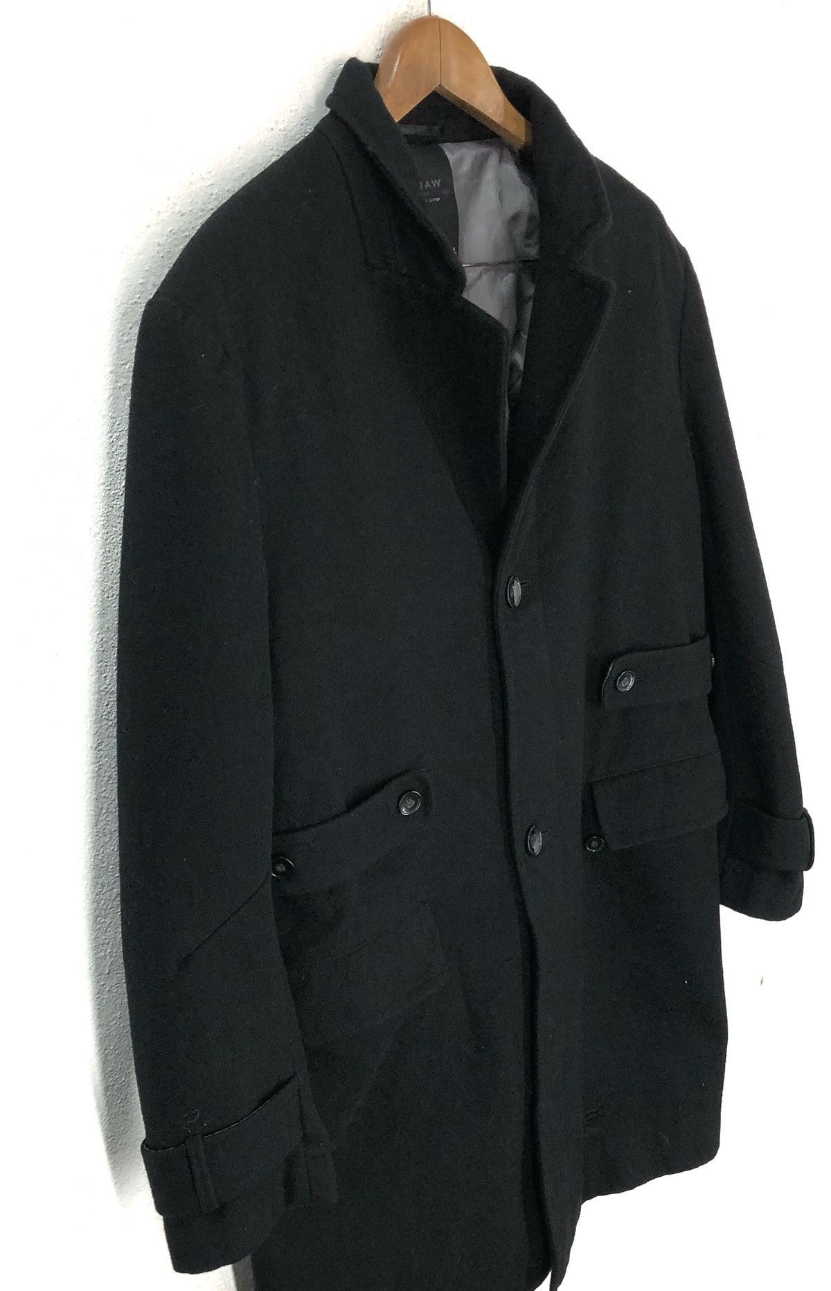 G-Star G Star RAW Wool Long Coat Jacket Size US XXL / EU 58 / 5 - 4 Thumbnail
