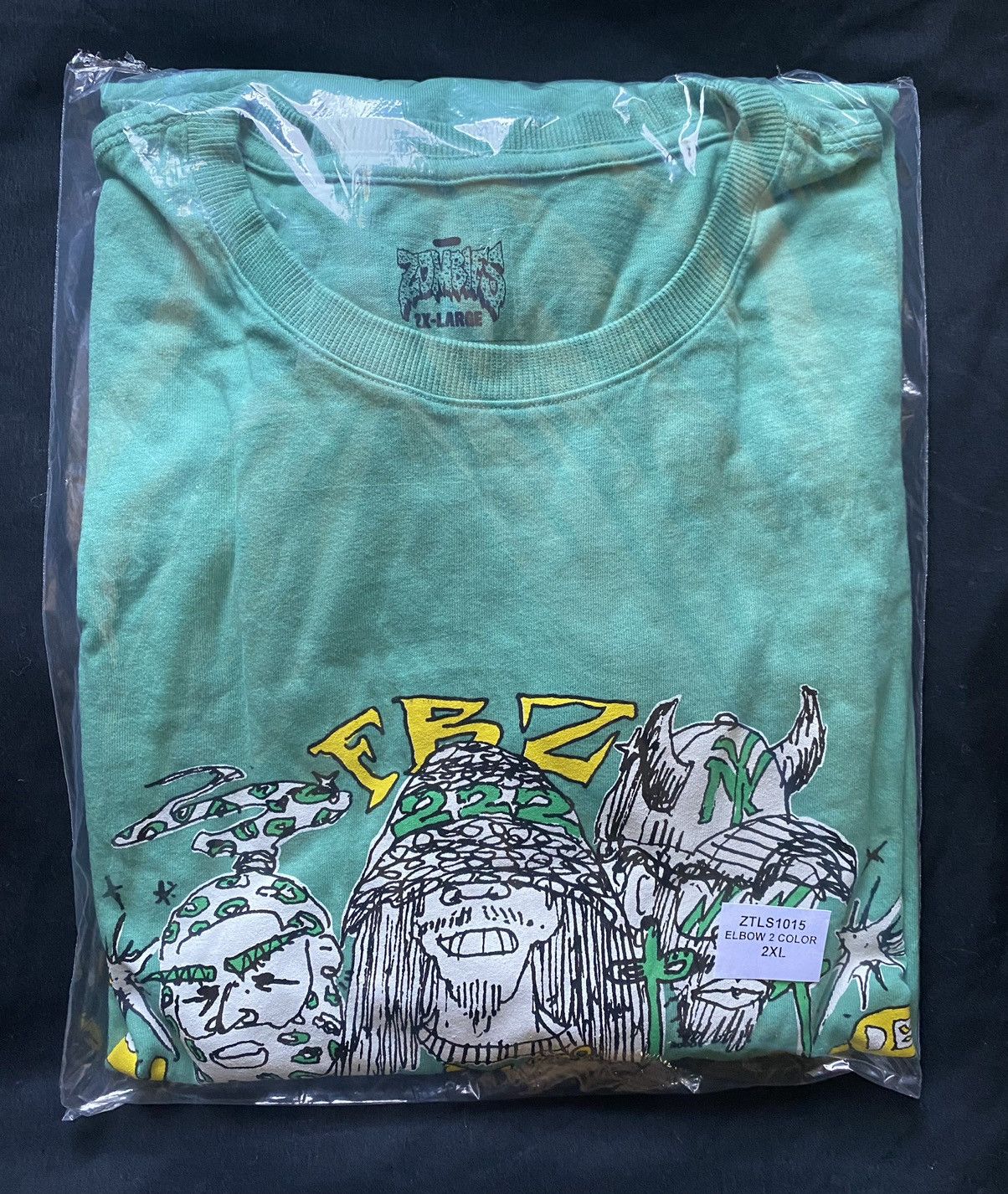Flatbush Zombies × Rap Tees FLATBUSH ZOMBIES WE THREE GLORIOUS LONGSLEEVE Size US XXL / EU 58 / 5 - 6 Thumbnail