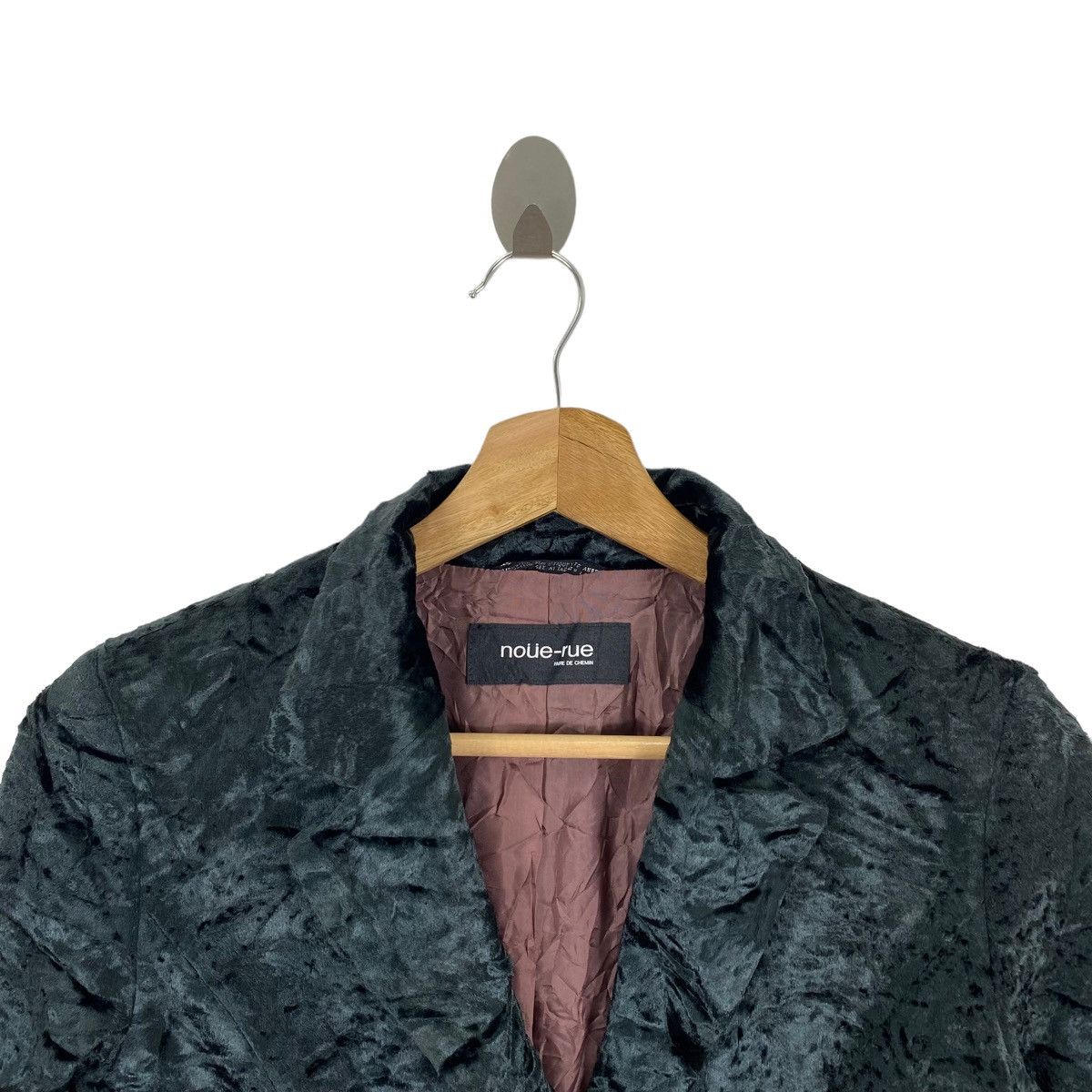 Japanese Brand NOUE-RUE By Yohji Yamamoto Japanese Brand Velvet Blazer Coat Size US XS / EU 42 / 0 - 2 Thumbnail