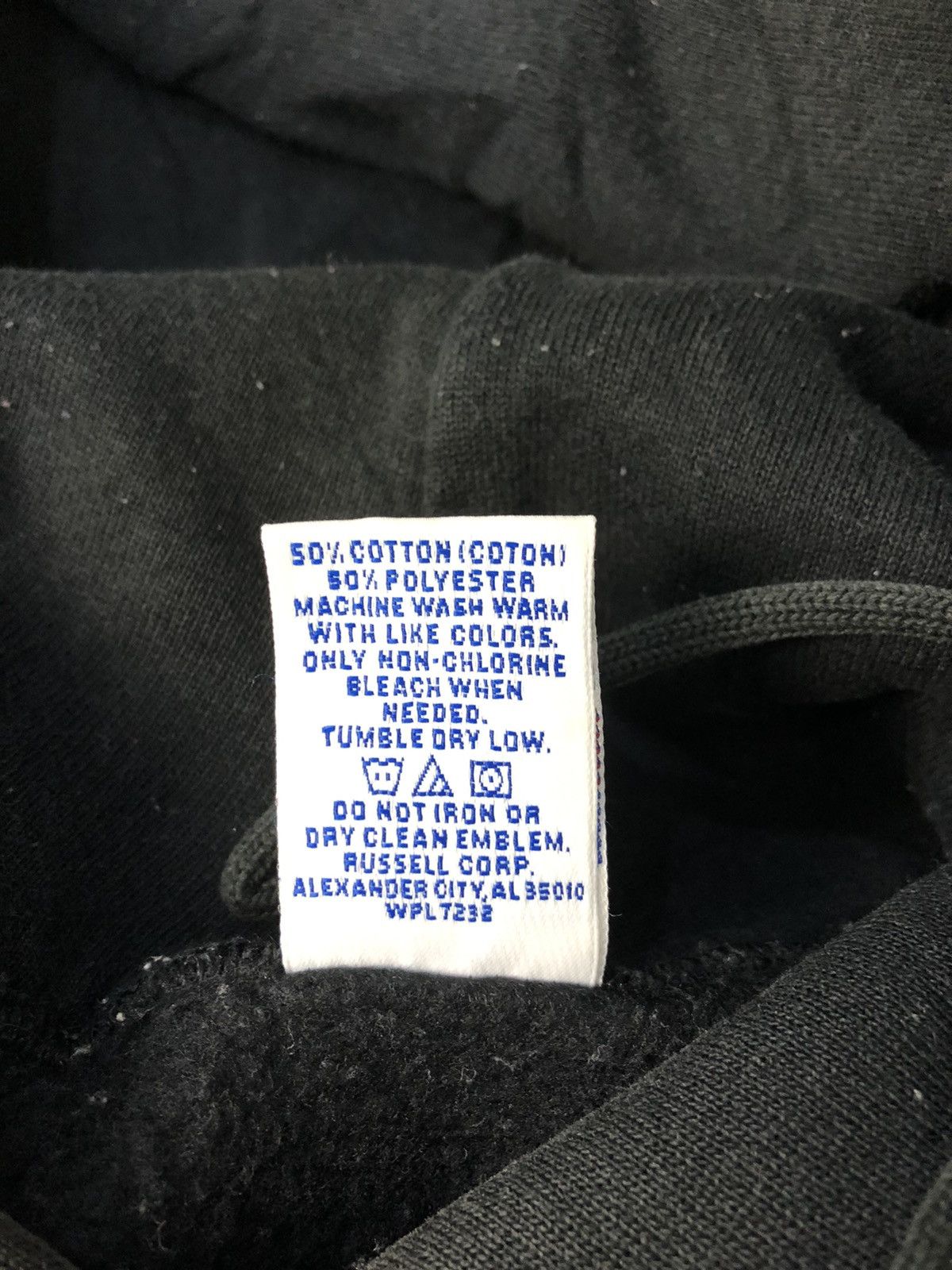 Russell Athletic × Seditionaries × Vintage Vintage 90s Russell Hand Fuck Black Hoodie Sweatshirt Size US S / EU 44-46 / 1 - 9 Thumbnail