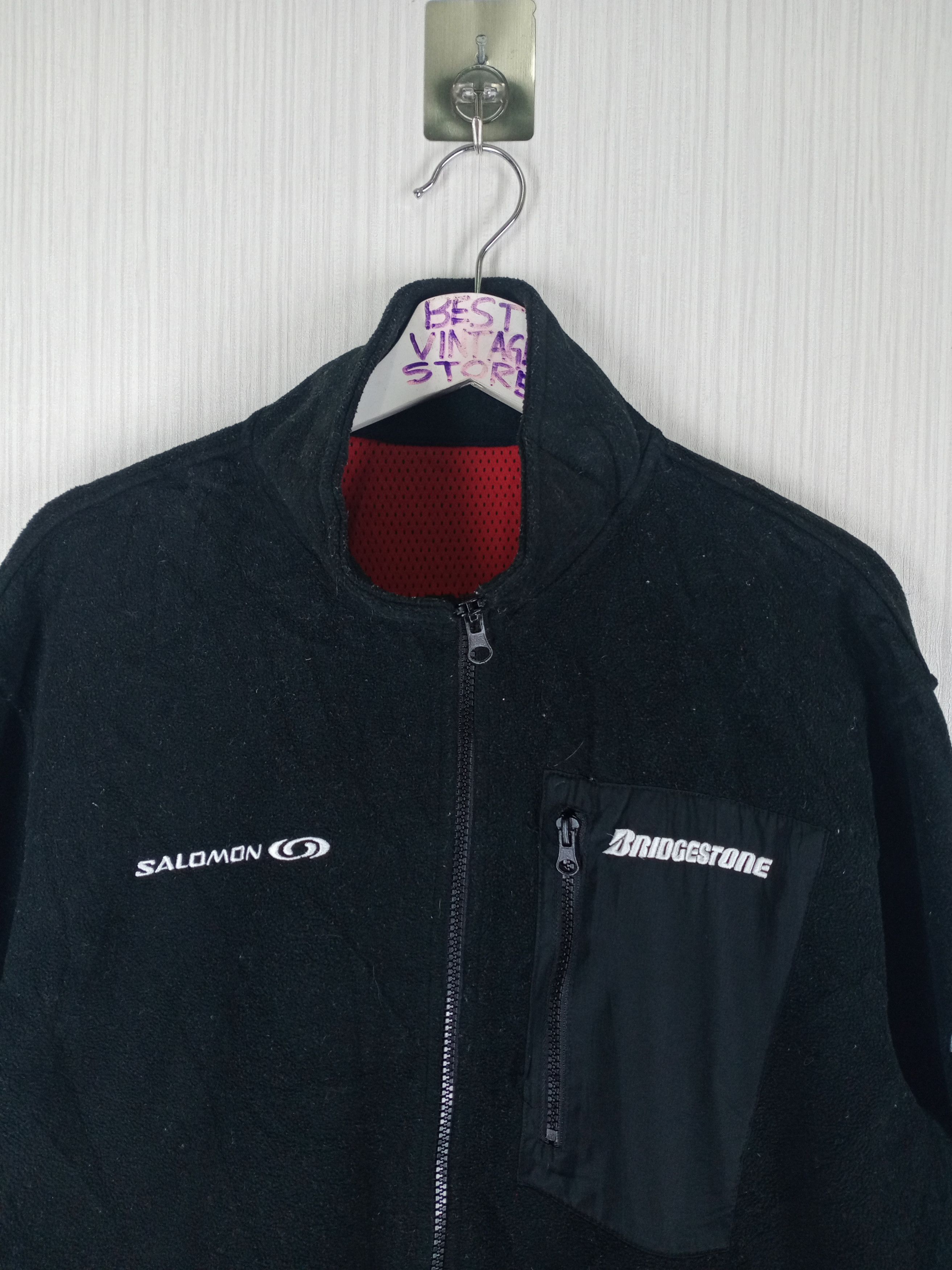 Salomon Vintage Bridgestone Blizzak Salomon Fleece Jacket Size US XL / EU 56 / 4 - 3 Thumbnail