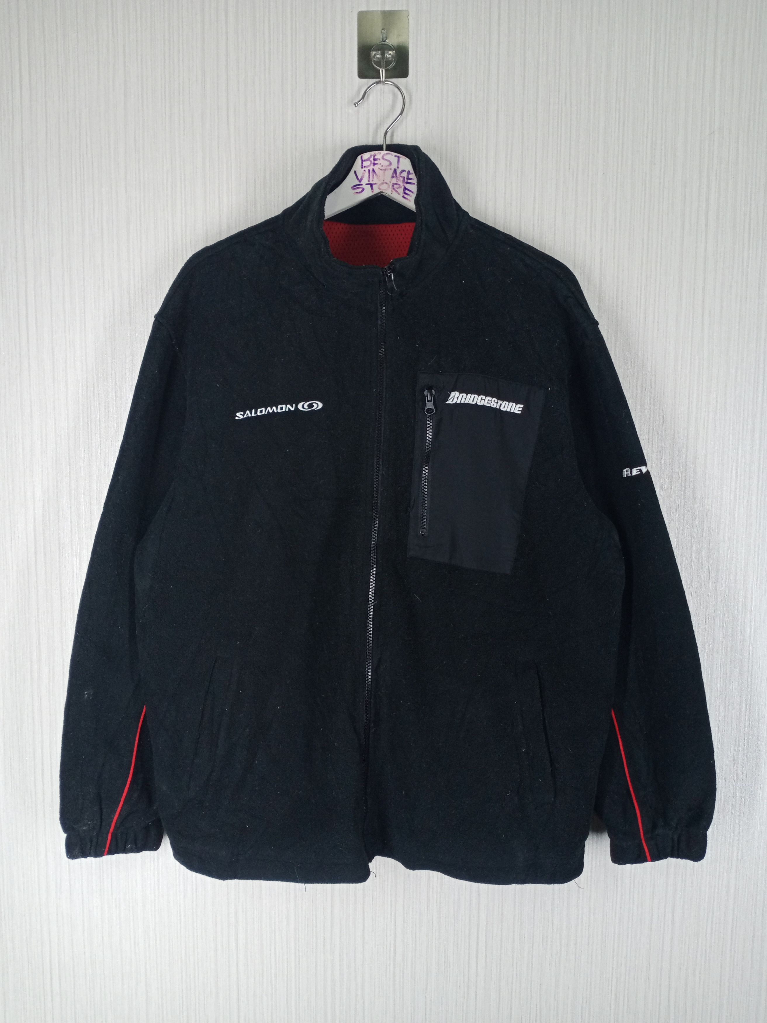 Salomon Vintage Bridgestone Blizzak Salomon Fleece Jacket Size US XL / EU 56 / 4 - 1 Thumbnail