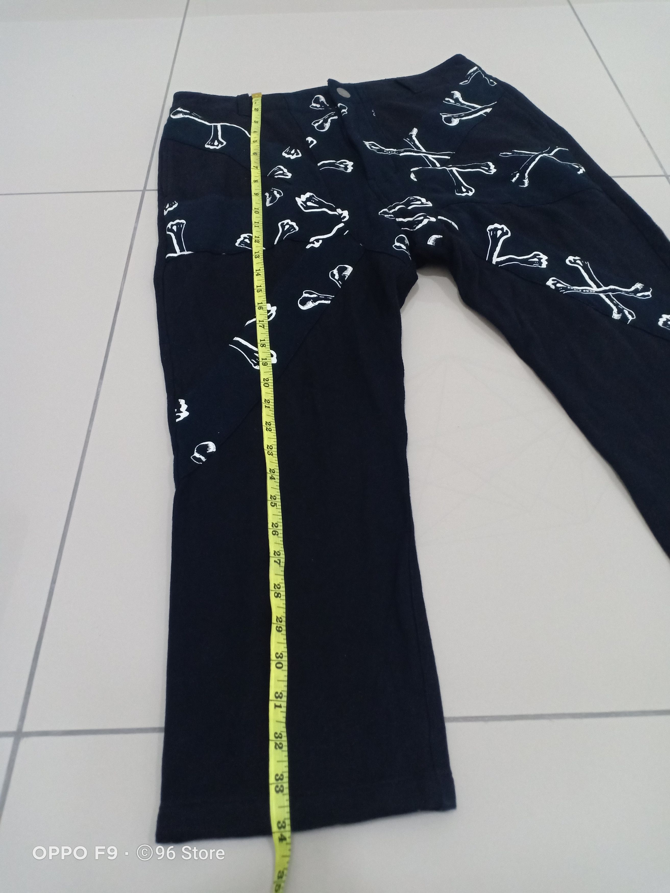 Japanese Brand Japanese Nine Rulaz Bone Skeleton Three Quarter Pant Size US 32 / EU 48 - 9 Thumbnail