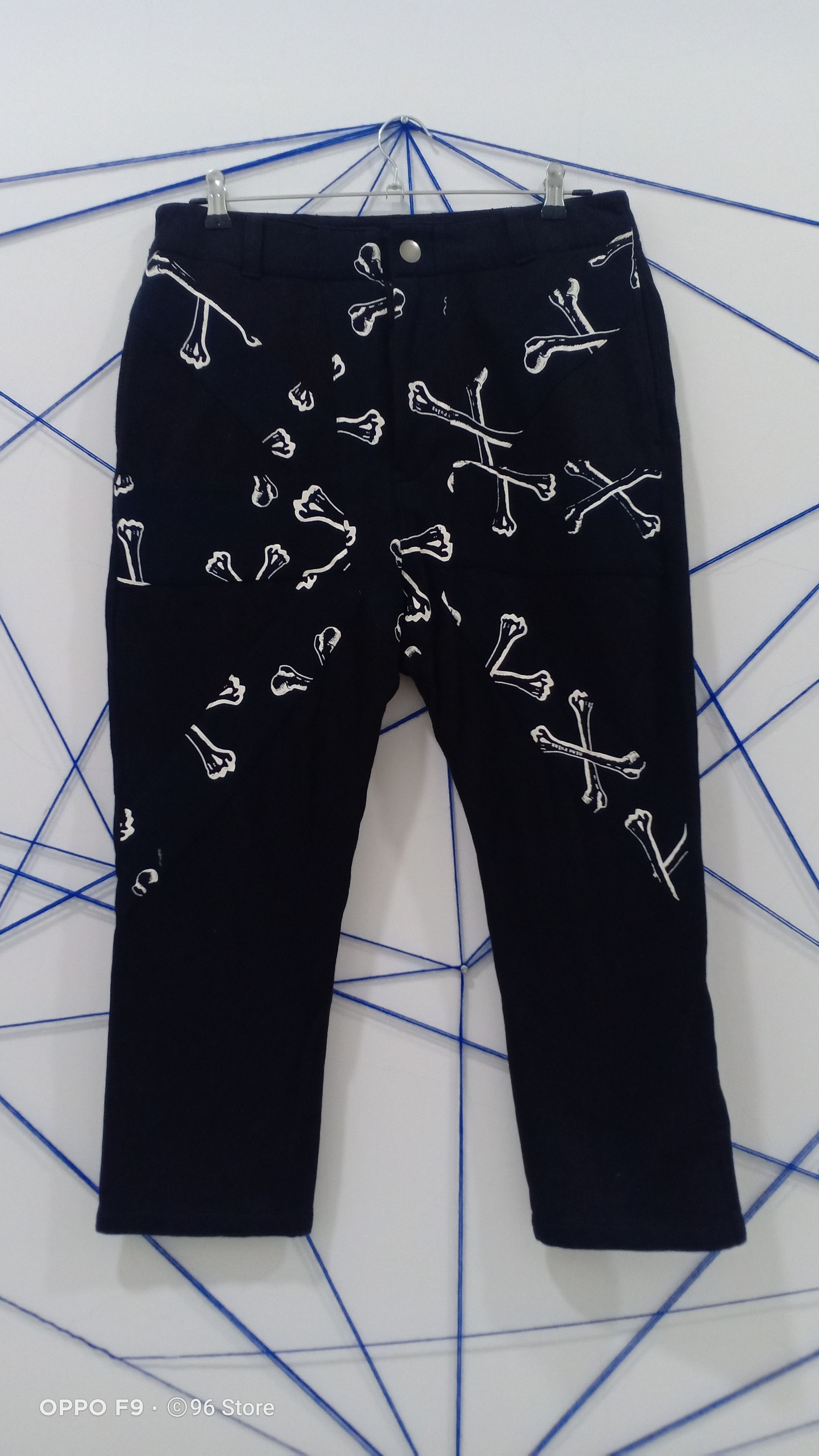 Japanese Brand Japanese Nine Rulaz Bone Skeleton Three Quarter Pant Size US 32 / EU 48 - 3 Thumbnail