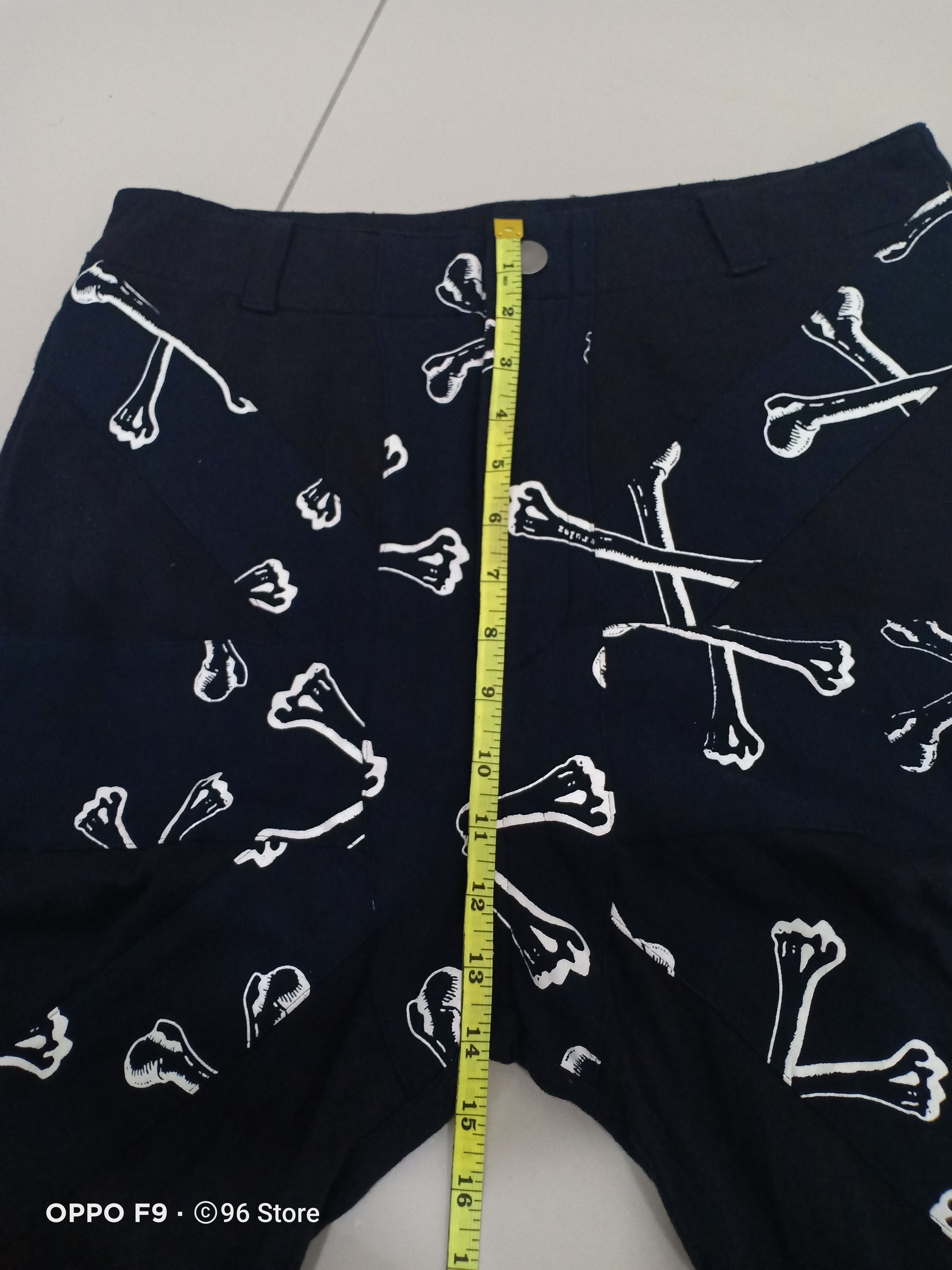Japanese Brand Japanese Nine Rulaz Bone Skeleton Three Quarter Pant Size US 32 / EU 48 - 14 Thumbnail