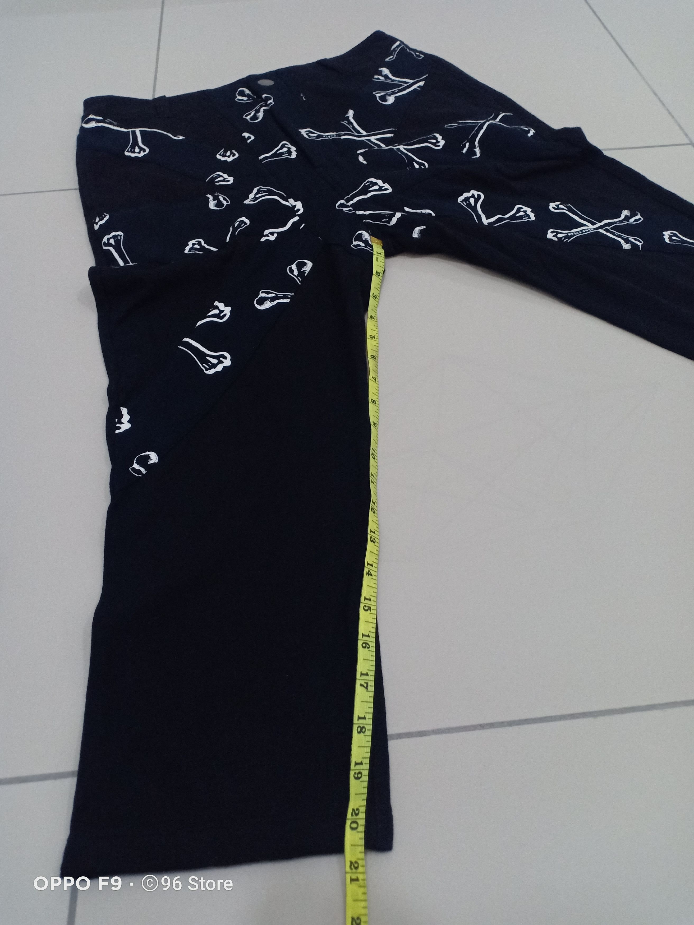 Japanese Brand Japanese Nine Rulaz Bone Skeleton Three Quarter Pant Size US 32 / EU 48 - 10 Thumbnail