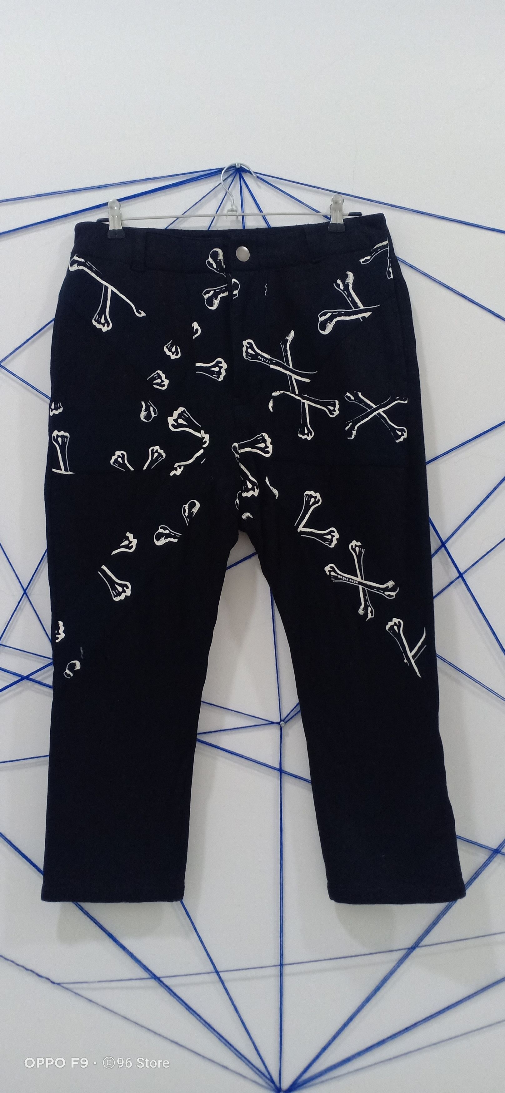 Japanese Nine Rulaz Bone Skeleton Three Quarter Pant