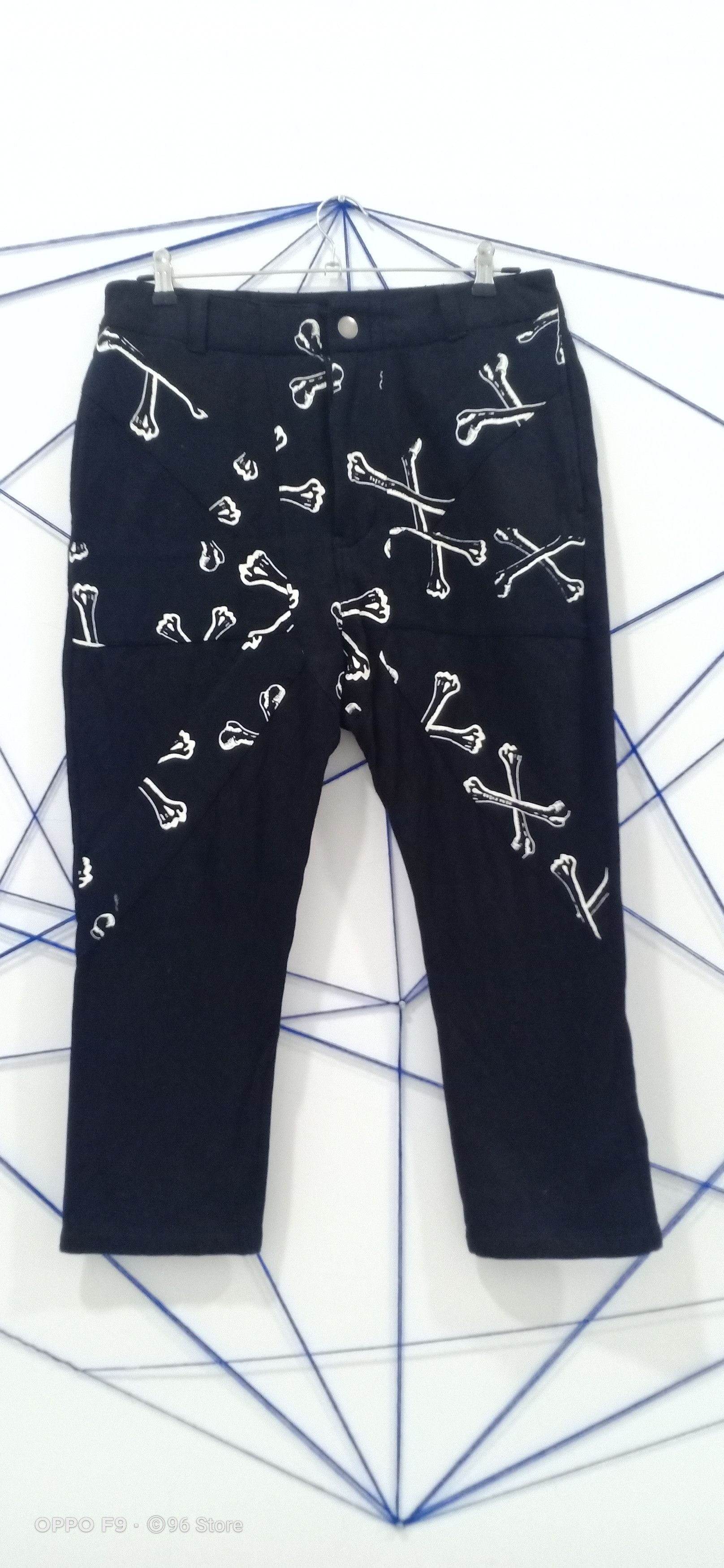 Japanese Brand Japanese Nine Rulaz Bone Skeleton Three Quarter Pant Size US 32 / EU 48 - 2 Thumbnail
