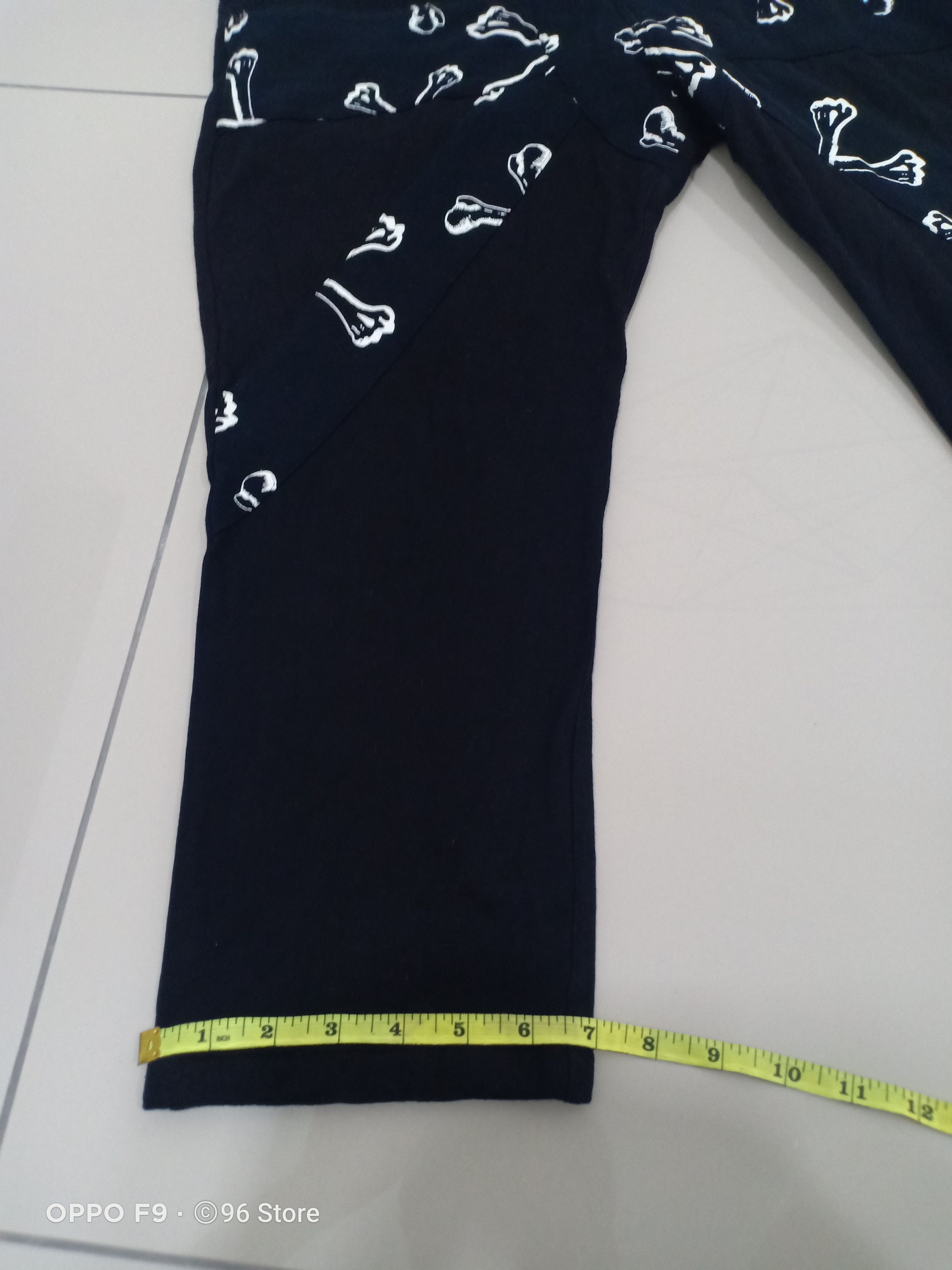 Japanese Brand Japanese Nine Rulaz Bone Skeleton Three Quarter Pant Size US 32 / EU 48 - 12 Thumbnail