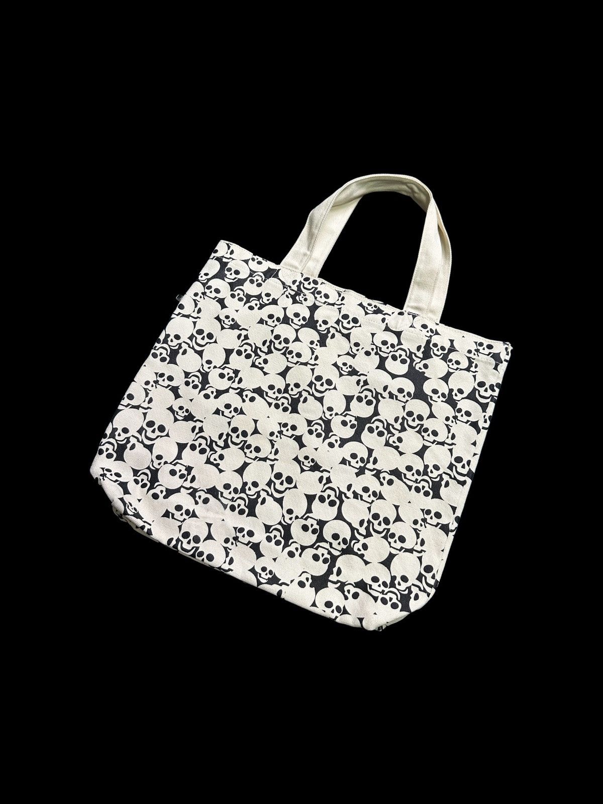 Japanese Brand Pallette Pop skull tote bag overprinted Size ONE SIZE - 2 Thumbnail