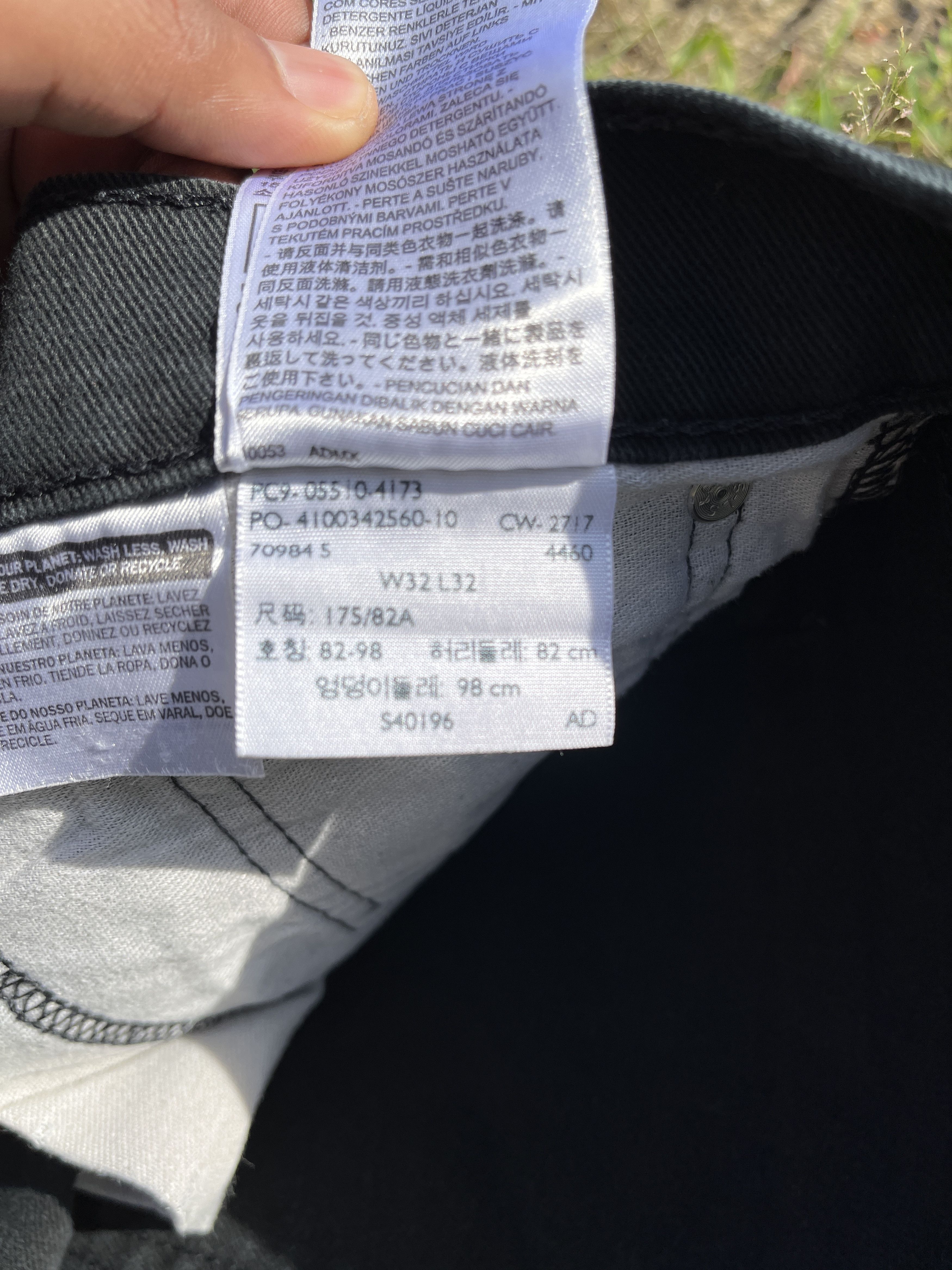 Levi's Vintage Levis 510 Distressed Black Jeans - J049 Size US 32 / EU 48 - 9 Thumbnail