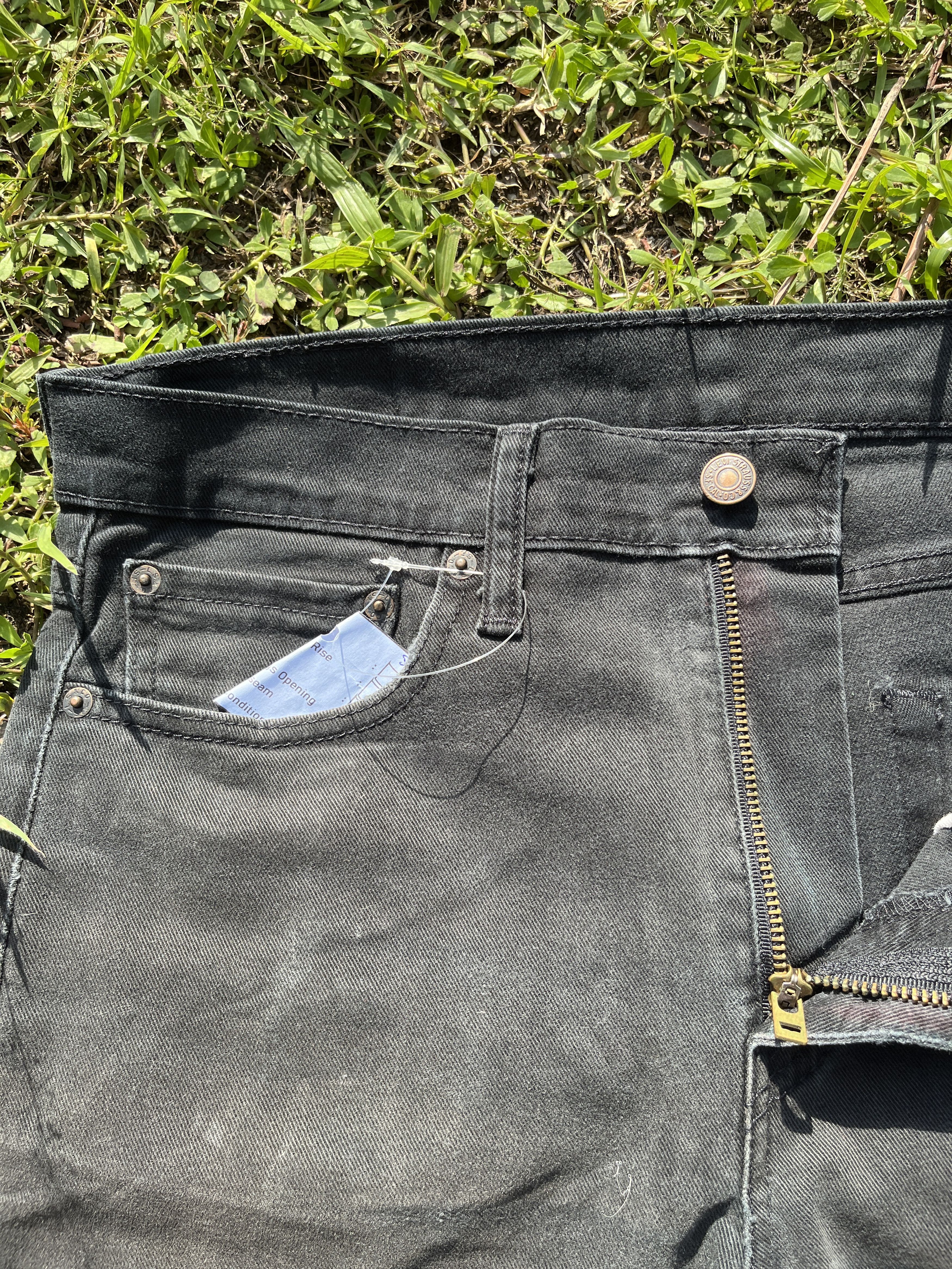 Levi's Vintage Levis 510 Distressed Black Jeans - J049 Size US 32 / EU 48 - 6 Thumbnail