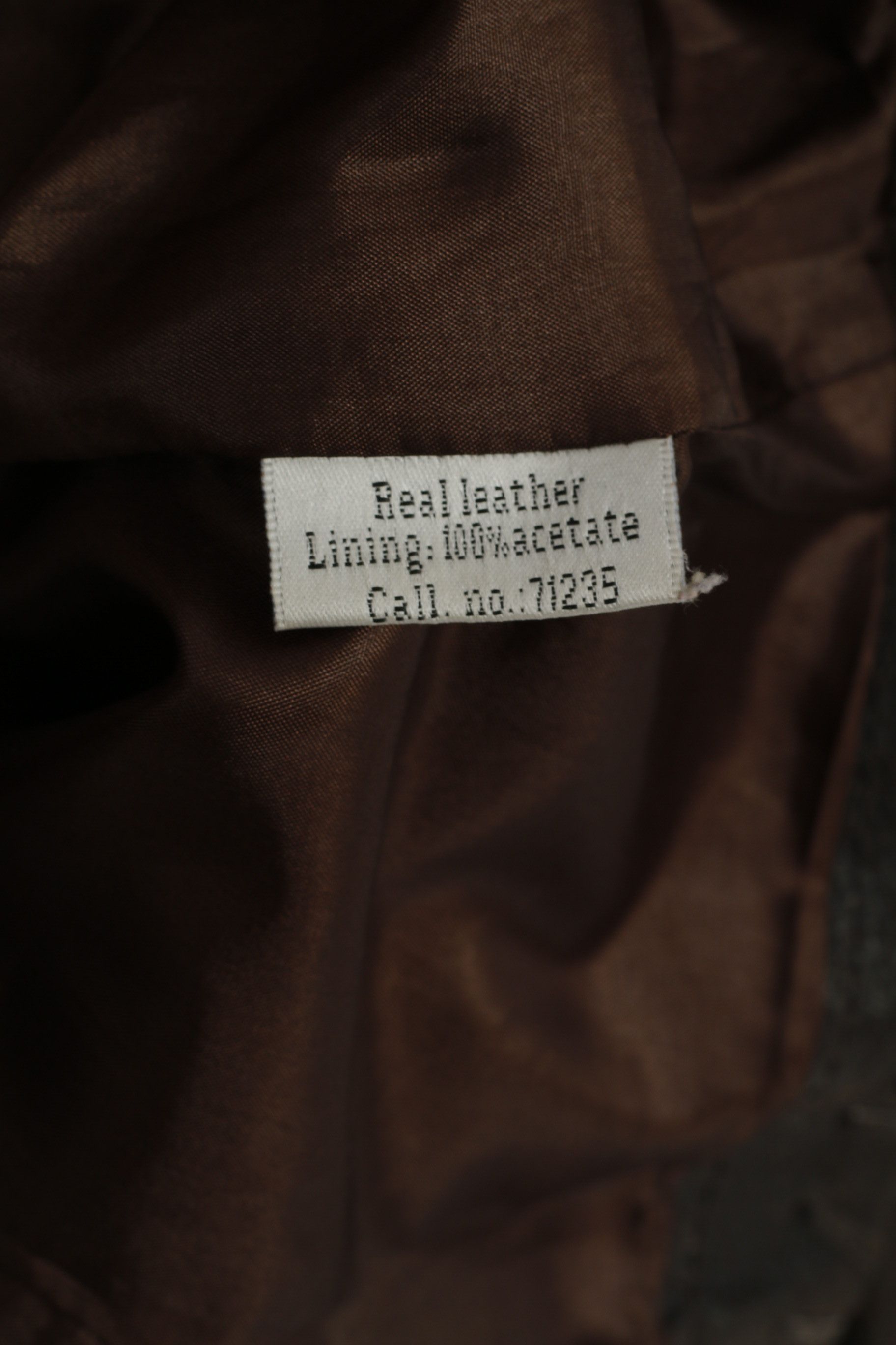 Vintage Intown Women 42 Blazer Leather Brown Buttoned 1458 Size L / US 10 / IT 46 - 3 Thumbnail
