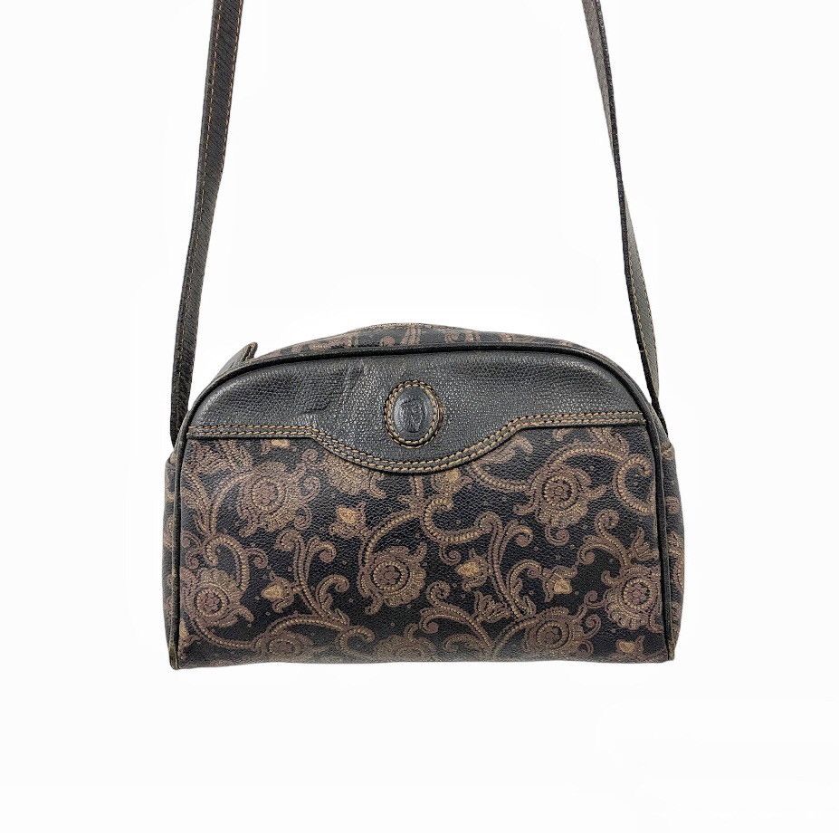 Trussardi 🔥Grail🔥 Vintage 90's Trussardi paisley slim leather bag Size ONE SIZE - 2 Thumbnail