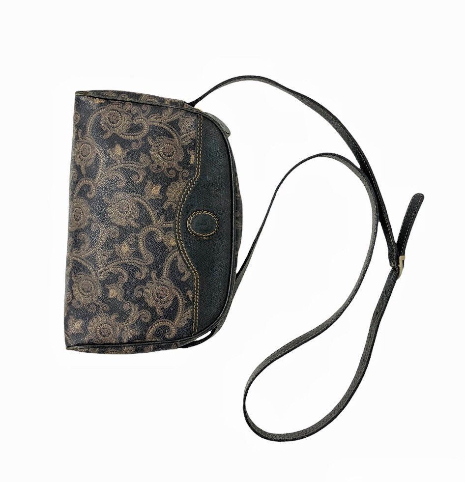 Trussardi 🔥Grail🔥 Vintage 90's Trussardi paisley slim leather bag Size ONE SIZE - 10 Thumbnail