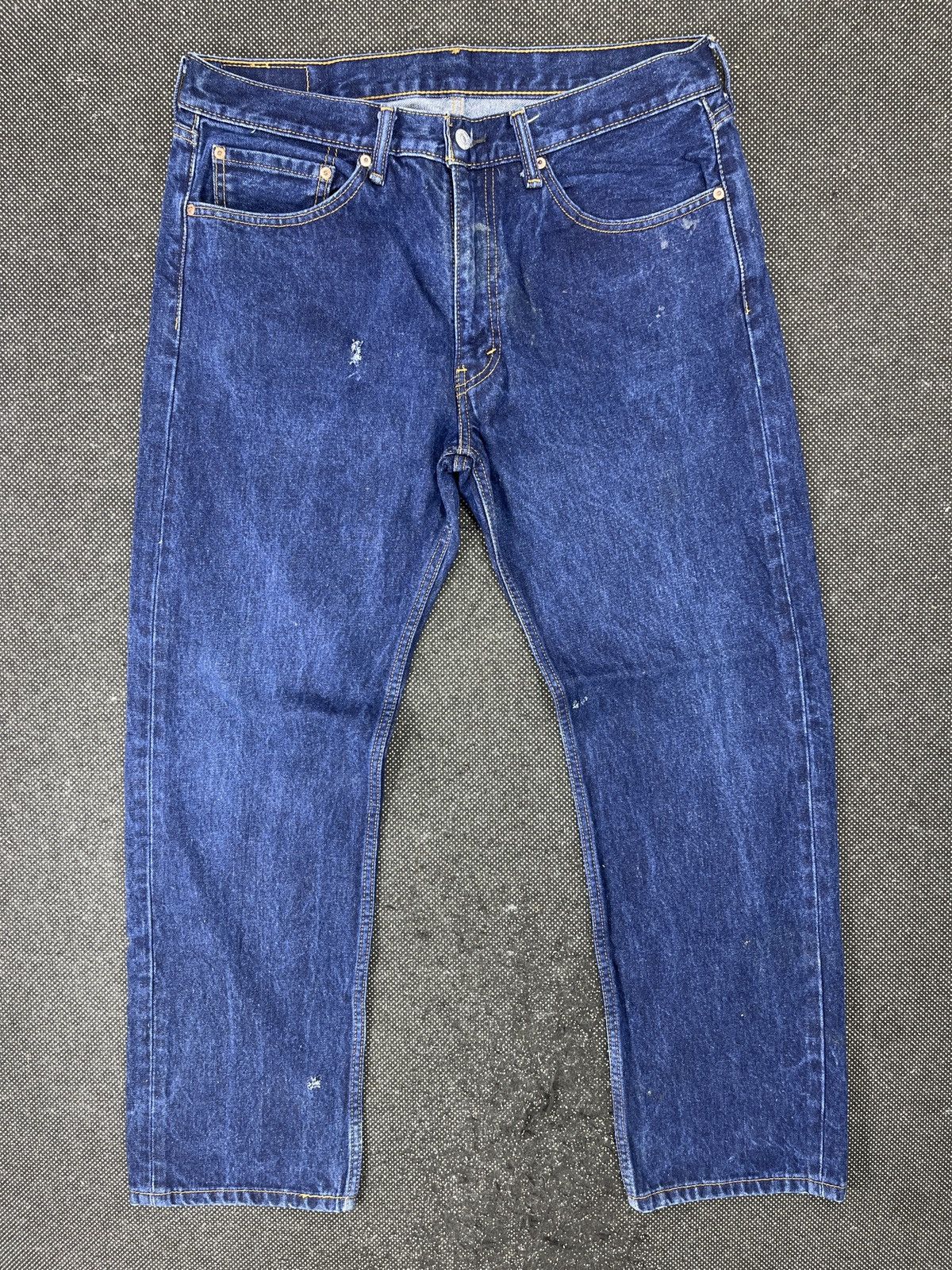 Levi's Vintage Levis 505 Dark Blue Wash Jeans - J717 Size US 36 / EU 52 - 1 Thumbnail