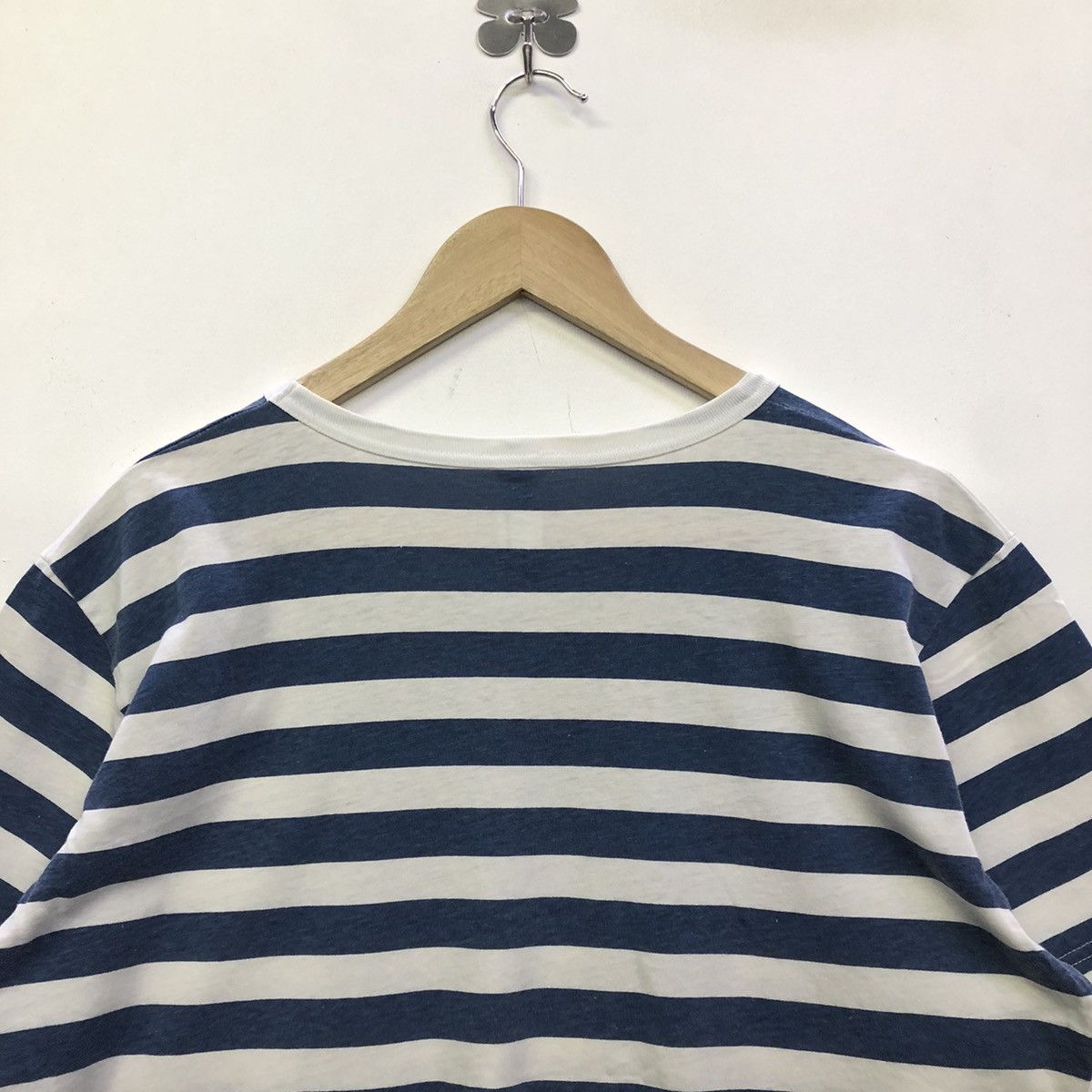 Margaret Howell Margaret Howell MHL Design Stripe Simple Tshirt Size US L / EU 52-54 / 3 - 9 Thumbnail