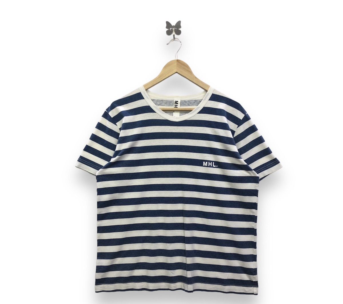 Margaret Howell Margaret Howell MHL Design Stripe Simple Tshirt Size US L / EU 52-54 / 3 - 1 Thumbnail