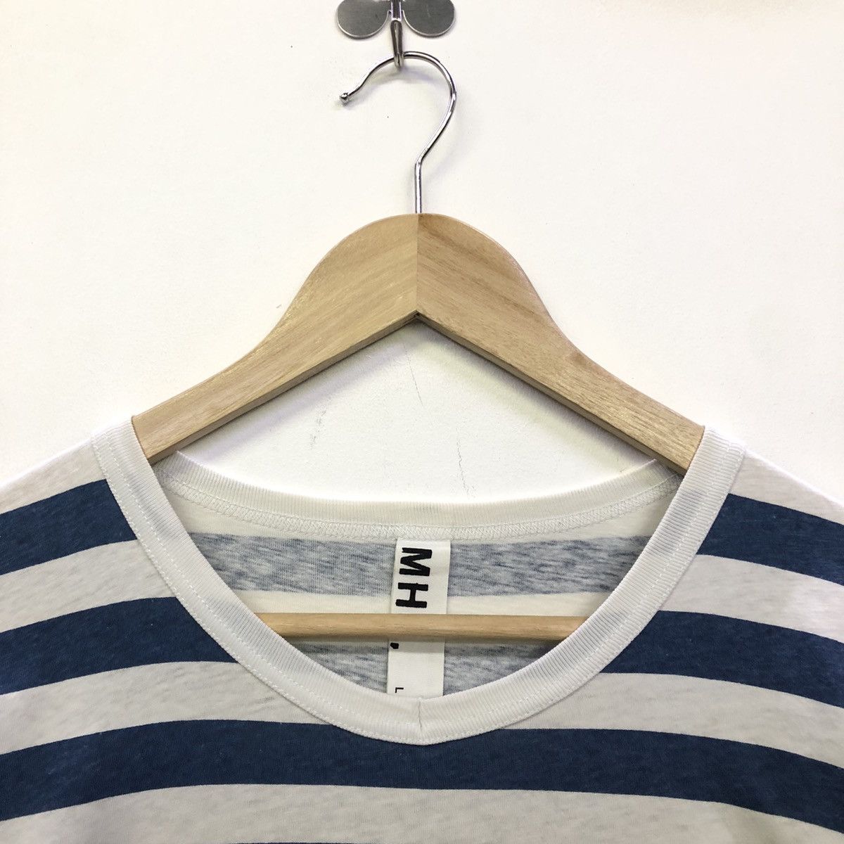 Margaret Howell Margaret Howell MHL Design Stripe Simple Tshirt Size US L / EU 52-54 / 3 - 4 Thumbnail