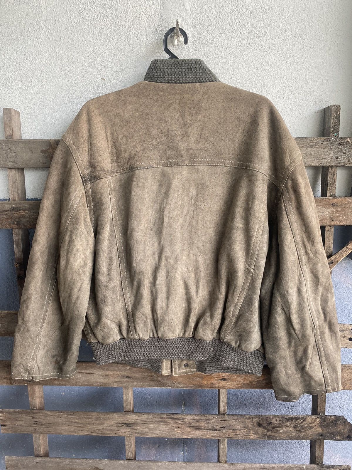Vintage Vintage Byblos Leather Jacket Size US M / EU 48-50 / 2 - 2 Thumbnail