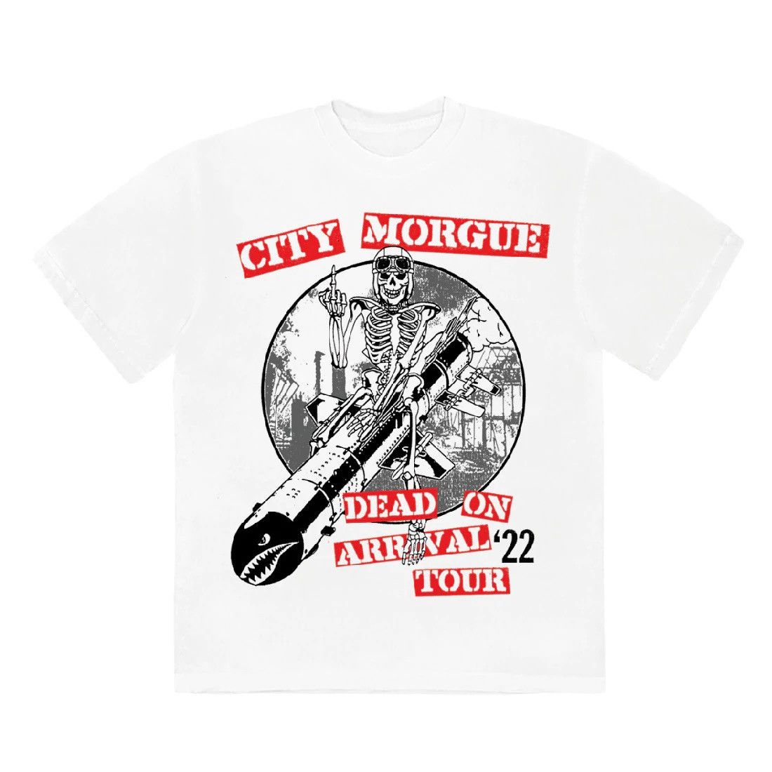 G59 Records × Gnarcotic × Missing Since Thursday CITY MORGUE DEAD ON ARRIVAL TOUR MISSILE TEE Size US S / EU 44-46 / 1 - 1 Thumbnail