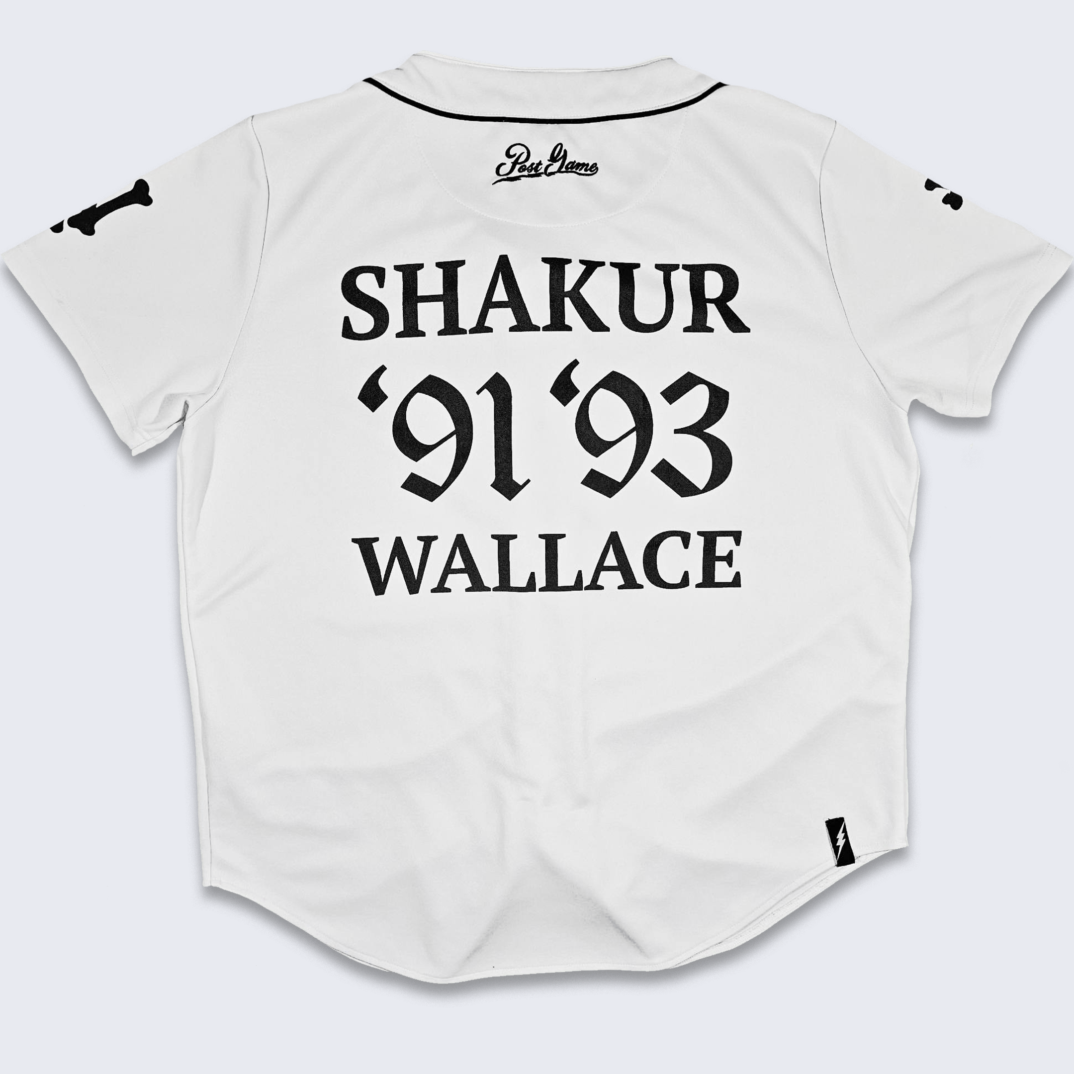 Post Game × Rap Tees × Vintage 2Pac vs Notorious BIG Vintage Post Game Baseball Jersey Size US XXL / EU 58 / 5 - 2 Thumbnail