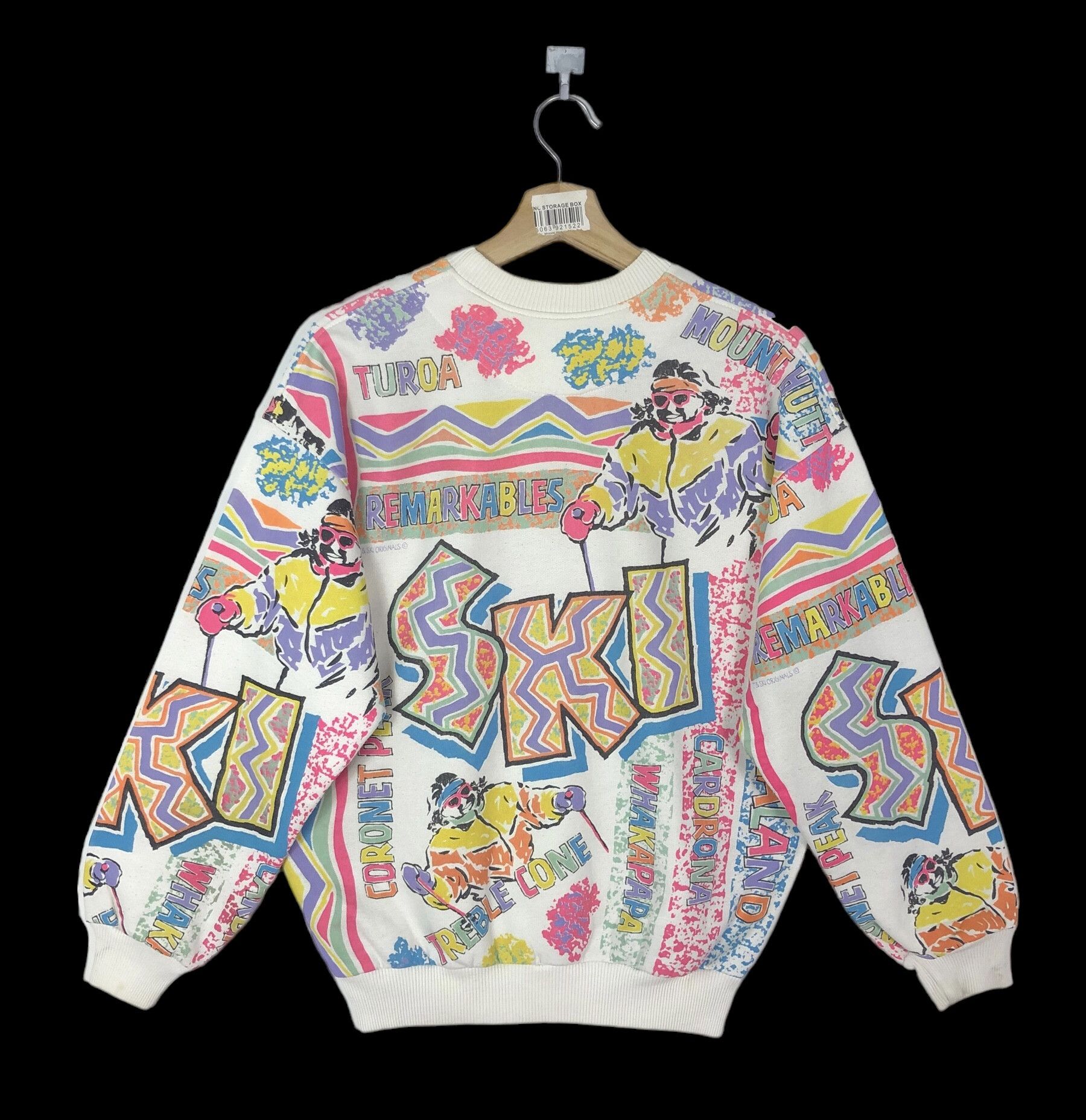 Vintage RARE🔥VTG 90’S T & SKI NEW ZEALAND ALL OVER PRINT SWEATSHIRT Size US M / EU 48-50 / 2 - 2 Thumbnail