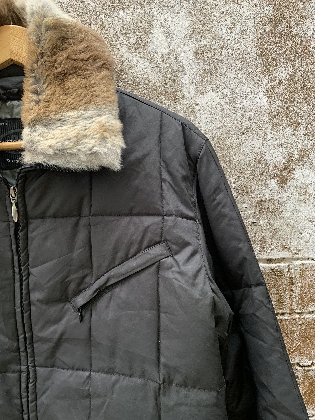 Officine Generale Down Jacket With Fur Size US L / EU 52-54 / 3 - 2 Thumbnail