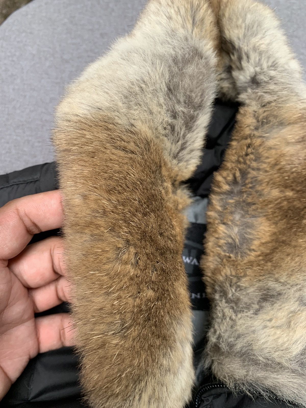 Officine Generale Down Jacket With Fur Size US L / EU 52-54 / 3 - 9 Thumbnail