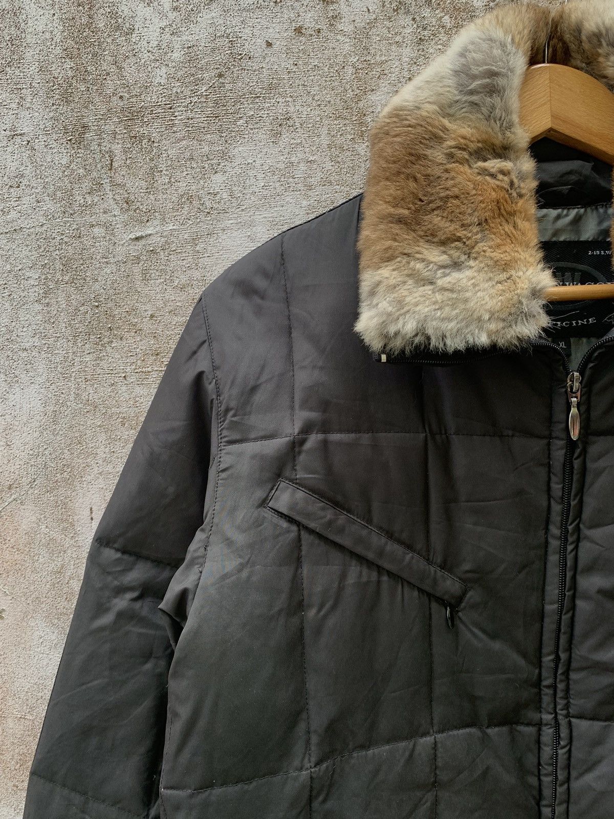 Officine Generale Down Jacket With Fur Size US L / EU 52-54 / 3 - 3 Thumbnail