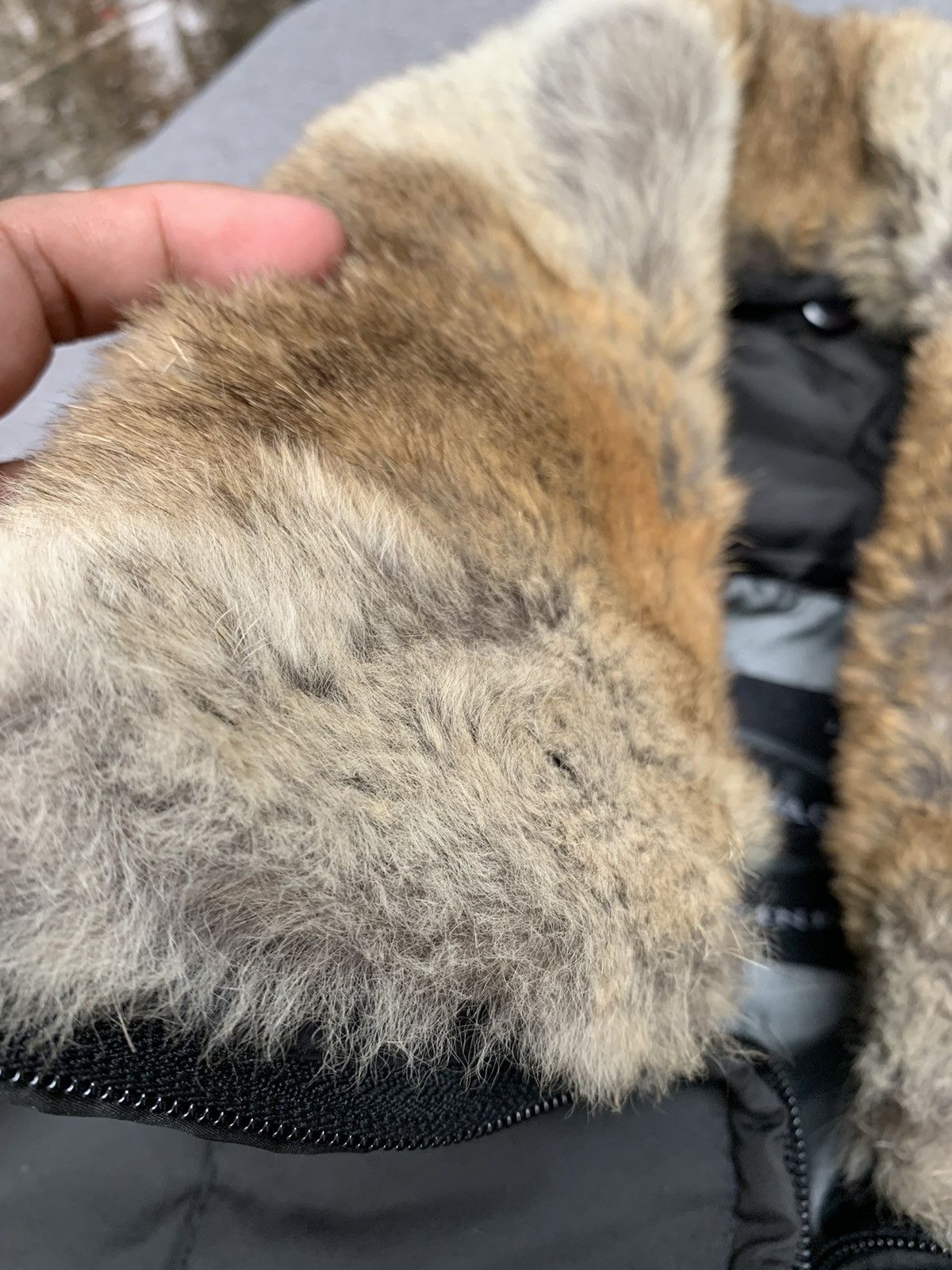 Officine Generale Down Jacket With Fur Size US L / EU 52-54 / 3 - 11 Thumbnail