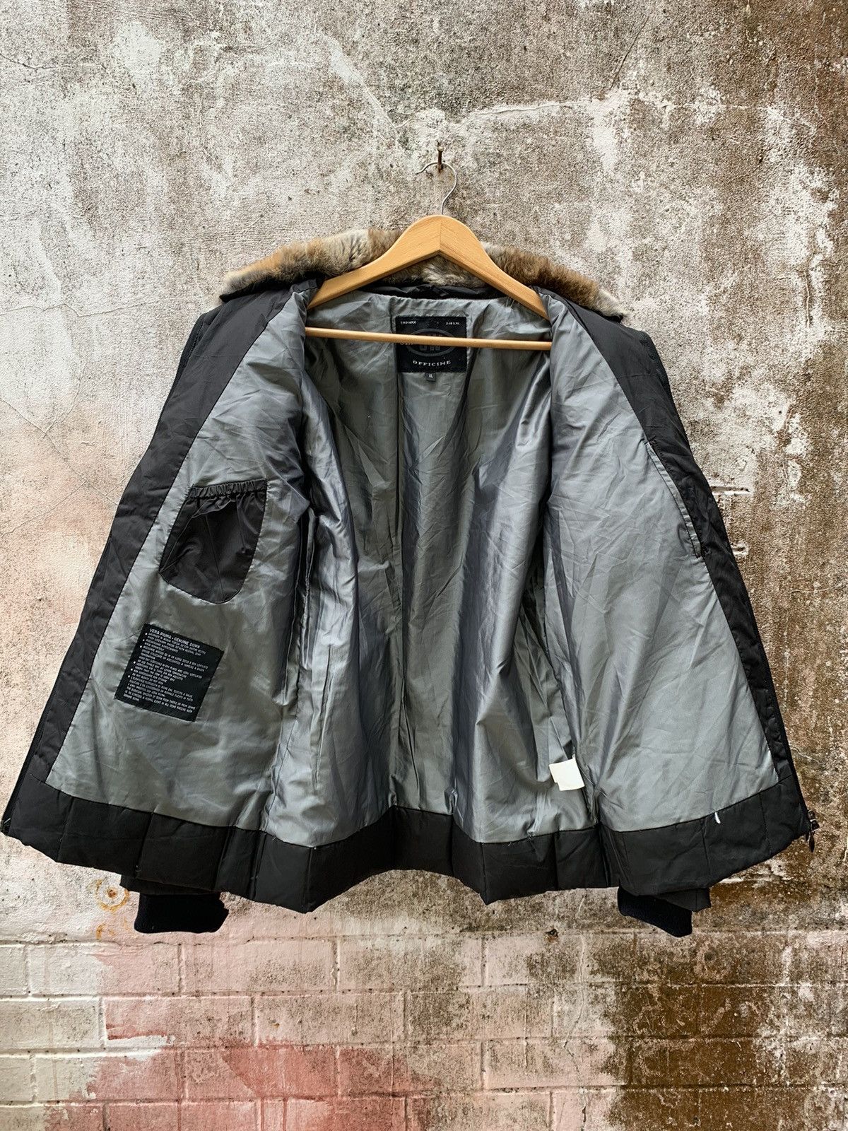 Officine Generale Down Jacket With Fur Size US L / EU 52-54 / 3 - 13 Thumbnail