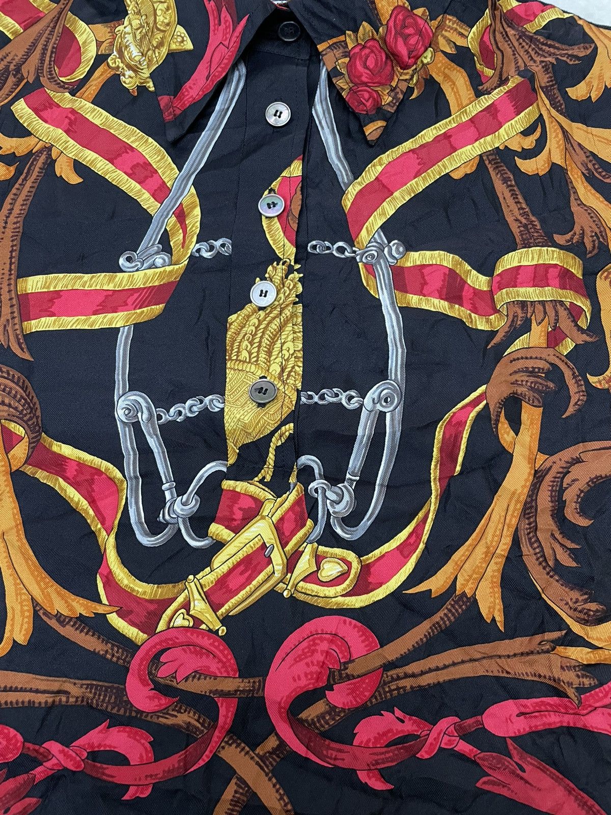 Hermes Hermes Paris Polo T 100% Silk & Cotton Longsleeve Size US M / EU 48-50 / 2 - 5 Thumbnail