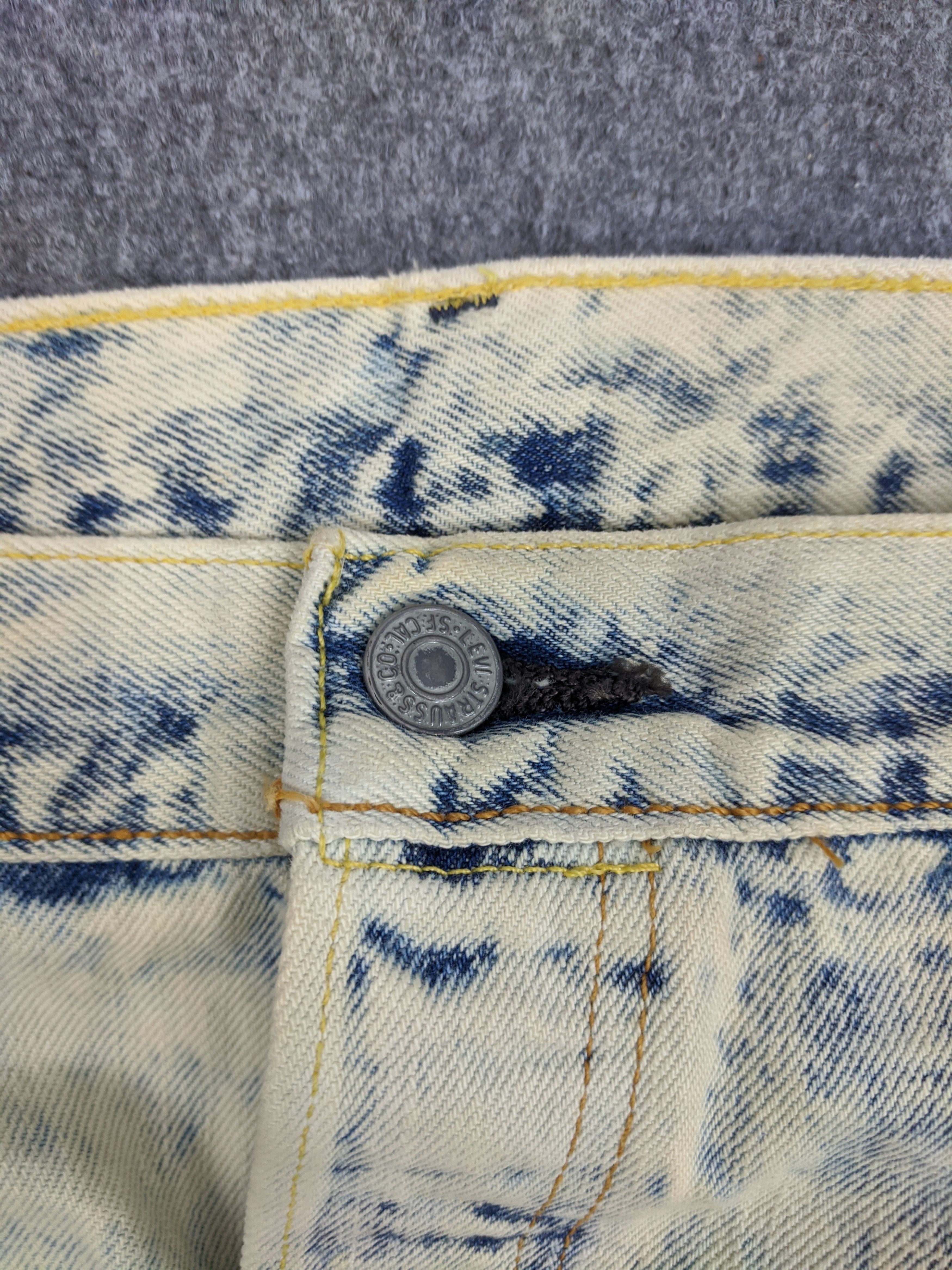 Levi's Vintage Levis 501 Acid Wash Jeans DP0634 Size US 44 / EU 60 - 6 Thumbnail