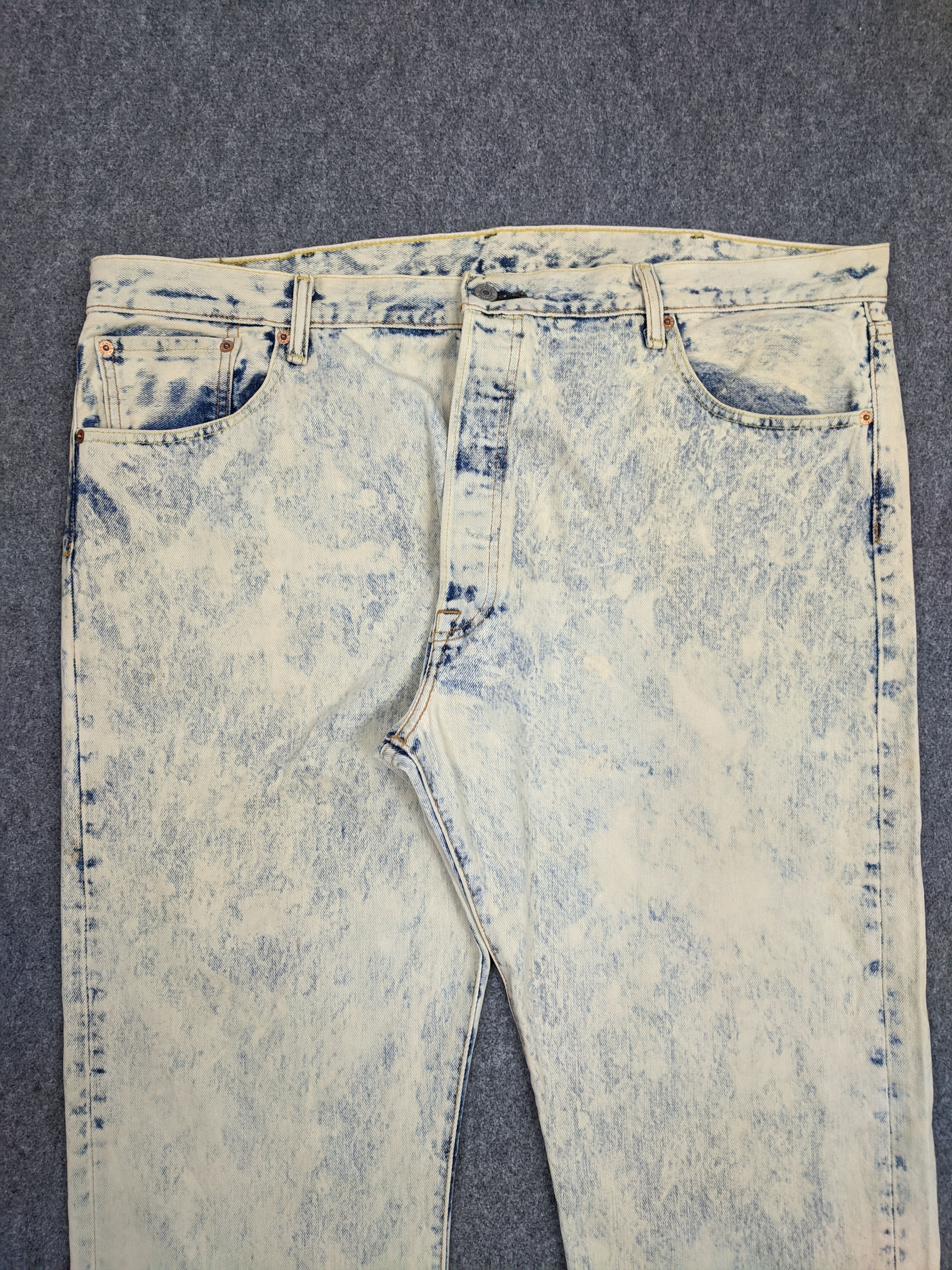 Levi's Vintage Levis 501 Acid Wash Jeans DP0634 Size US 44 / EU 60 - 2 Thumbnail