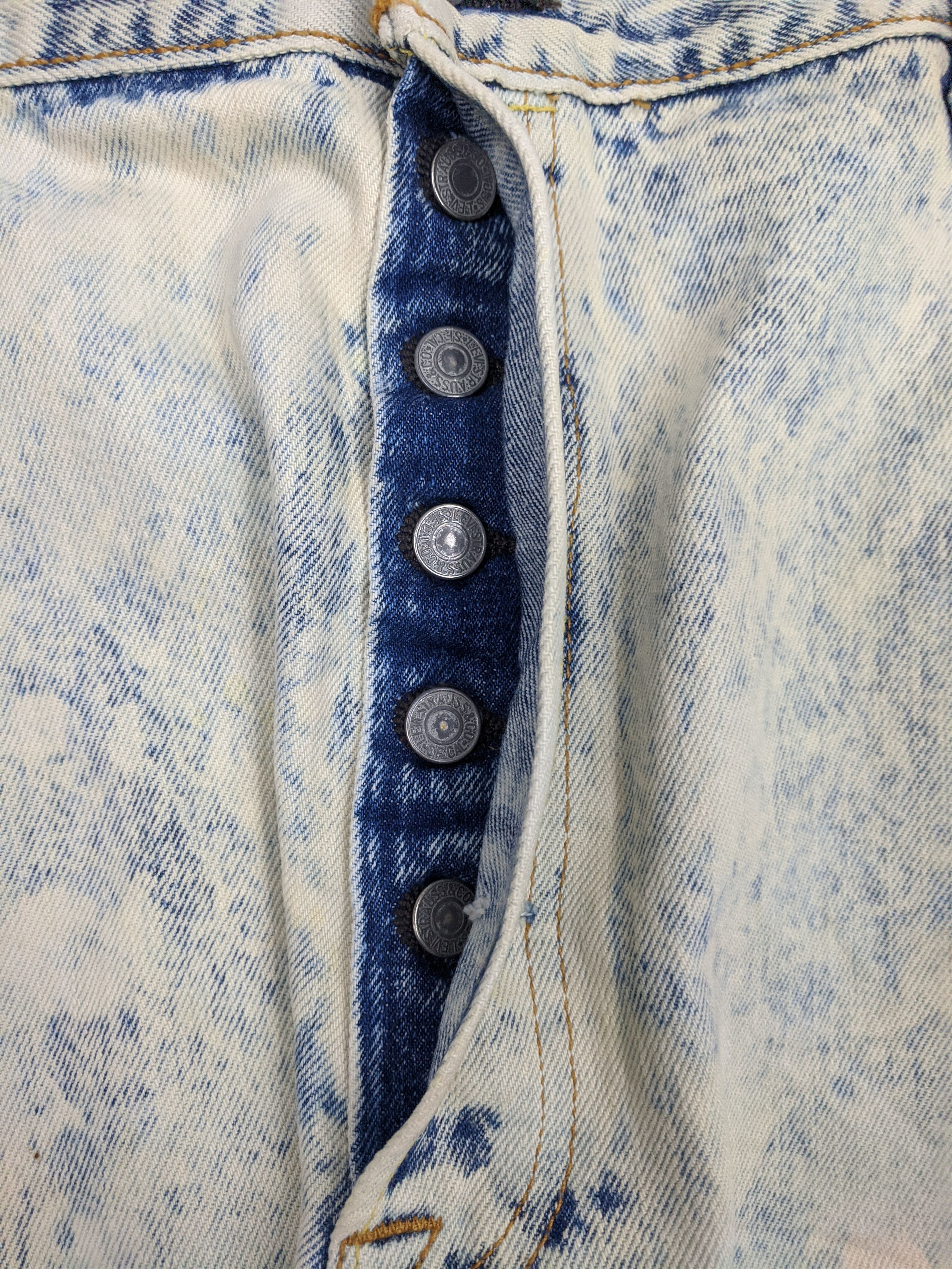 Levi's Vintage Levis 501 Acid Wash Jeans DP0634 Size US 44 / EU 60 - 8 Thumbnail