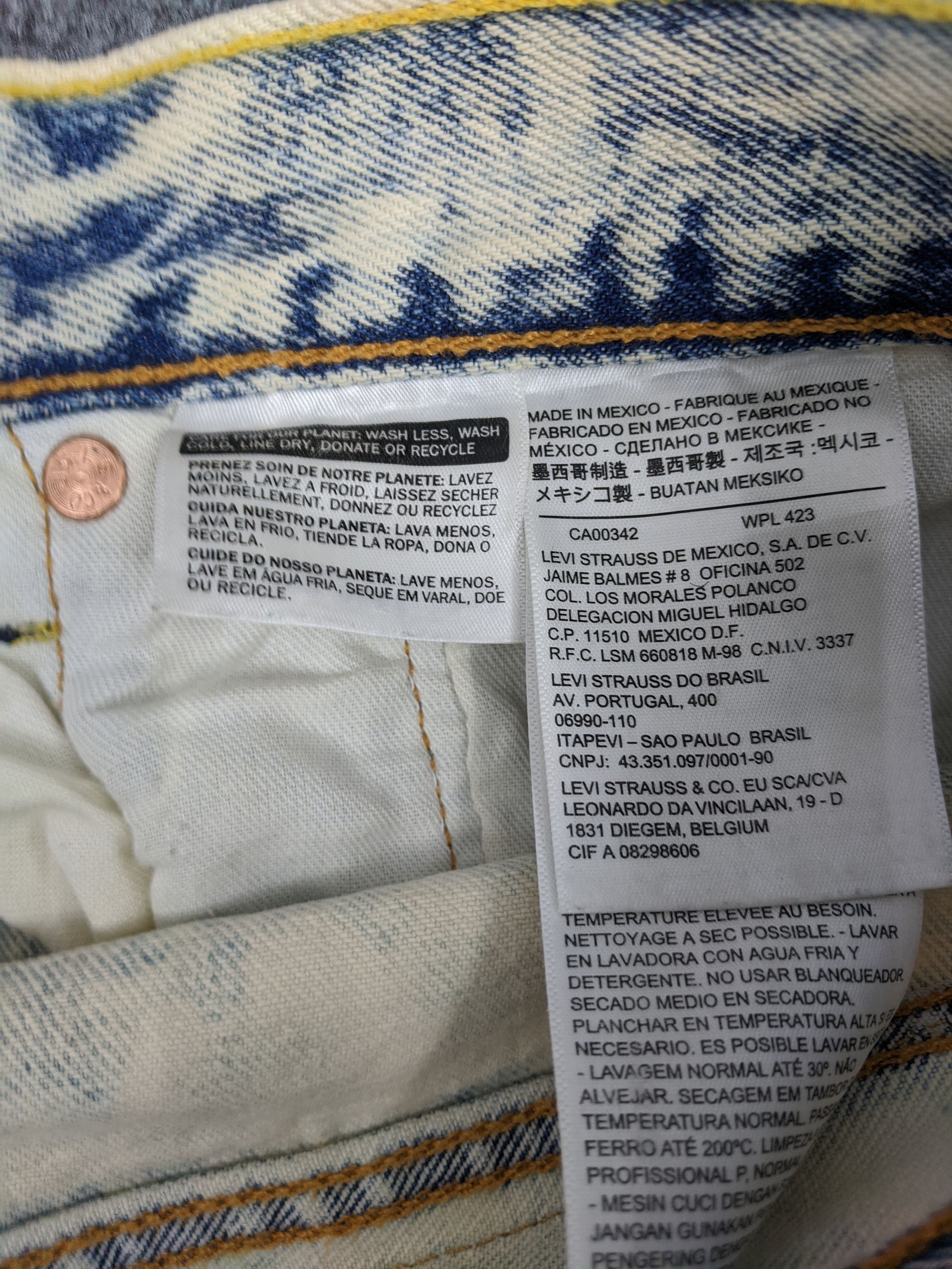 Levi's Vintage Levis 501 Acid Wash Jeans DP0634 Size US 44 / EU 60 - 13 Thumbnail