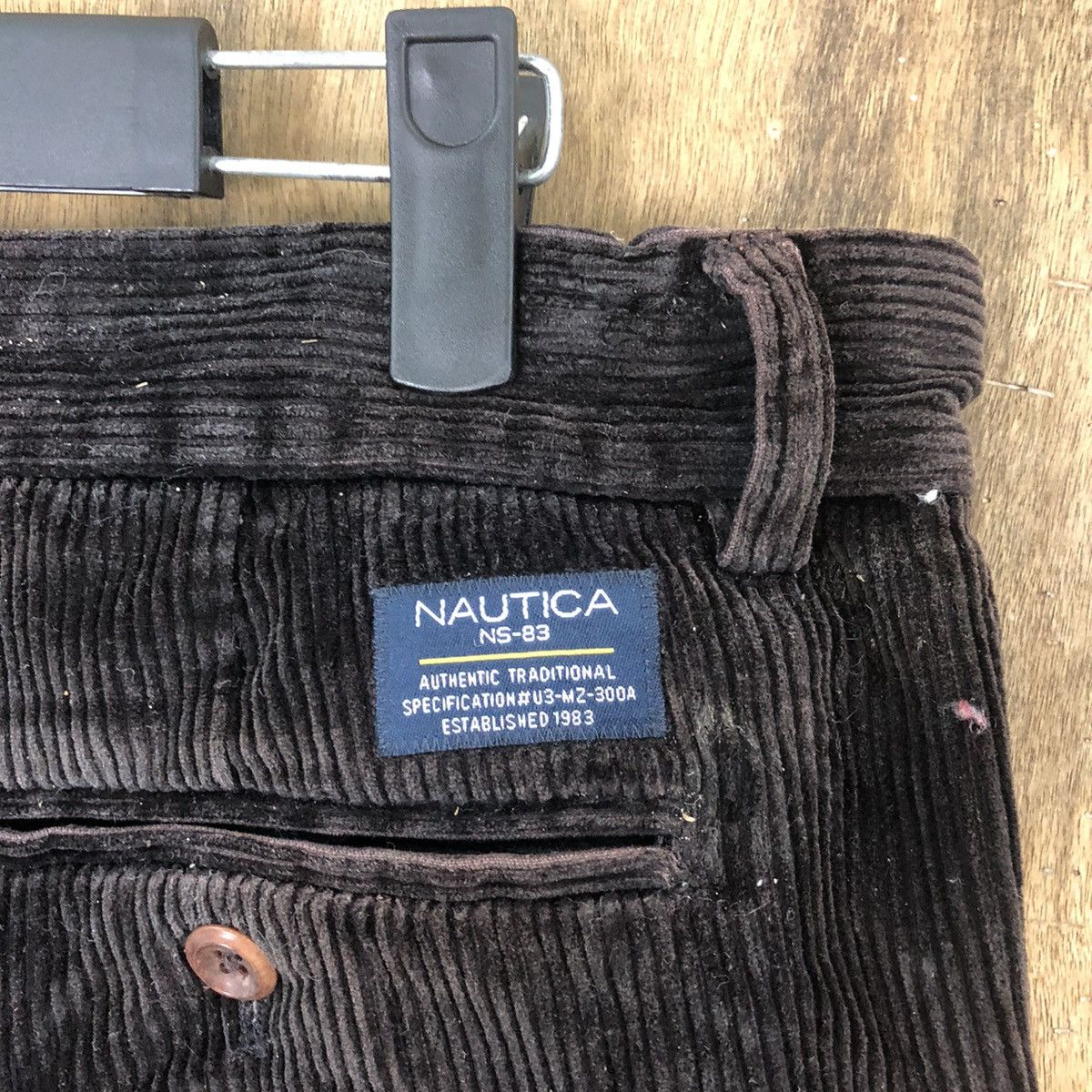 Nautica Nautica Dark Brown Corduroi Casual Pants #6316 Size US 34 / EU 50 - 9 Thumbnail