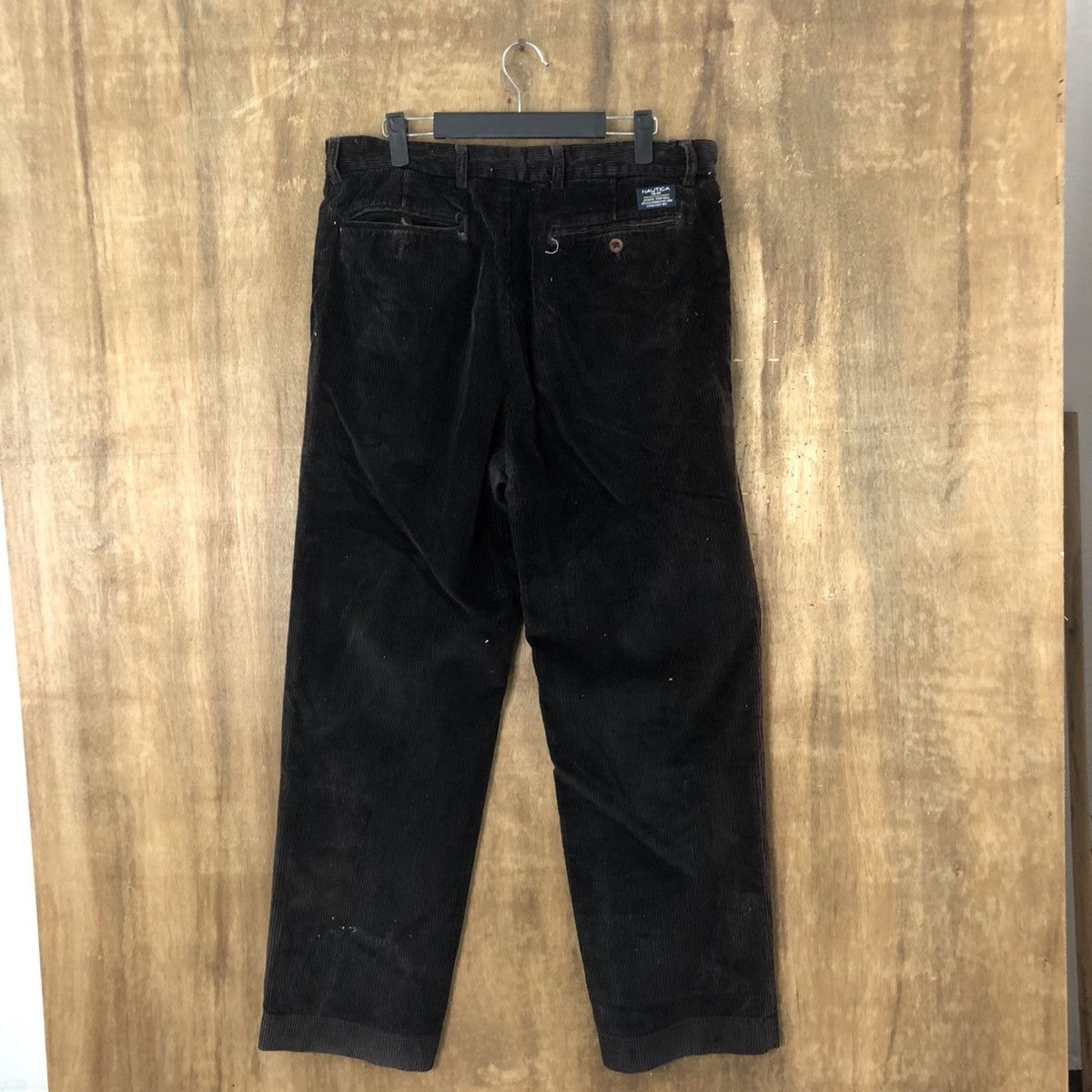 Nautica Nautica Dark Brown Corduroi Casual Pants #6316 Size US 34 / EU 50 - 4 Thumbnail