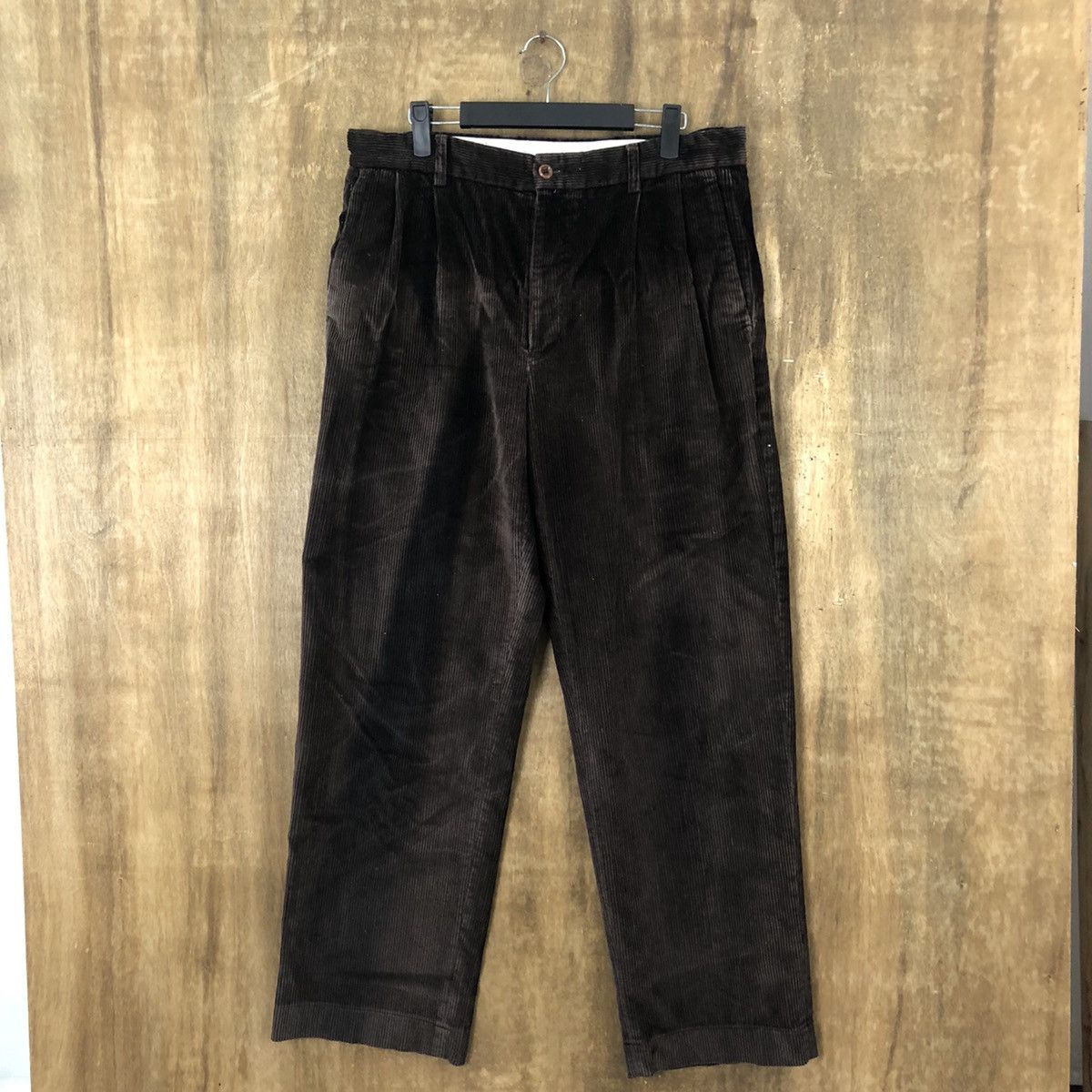 Nautica Nautica Dark Brown Corduroi Casual Pants #6316 Size US 34 / EU 50 - 1 Thumbnail