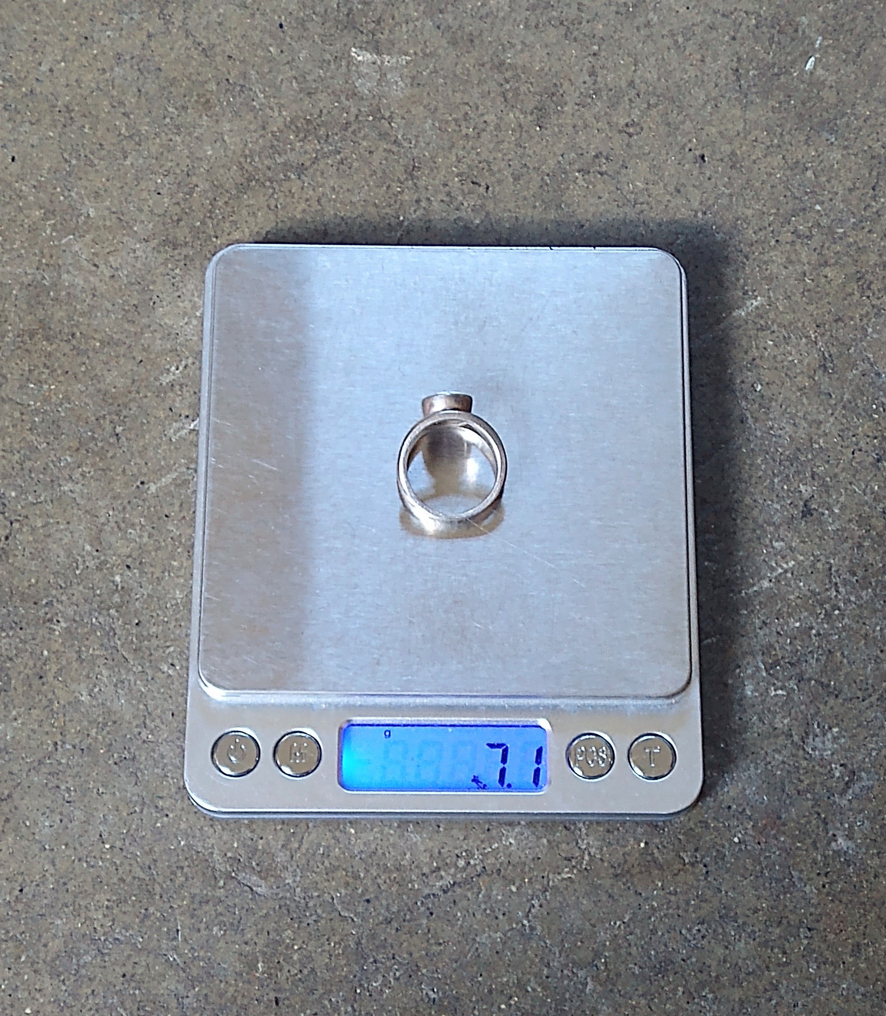 Jewelry × Sterling Silver Vintage Sterling Silver Ring Size 8.5 Amethyst Modern Size ONE SIZE - 13 Thumbnail