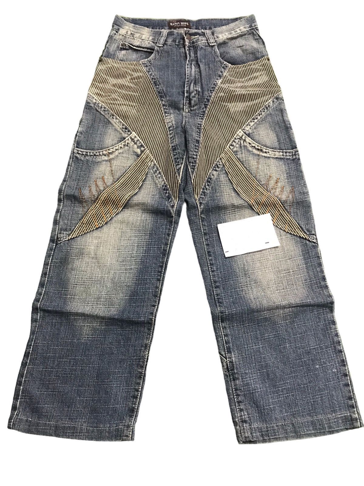 🔥🔥Very Vintage Very Rare Happy Hope Multipocket Baggy Jeans